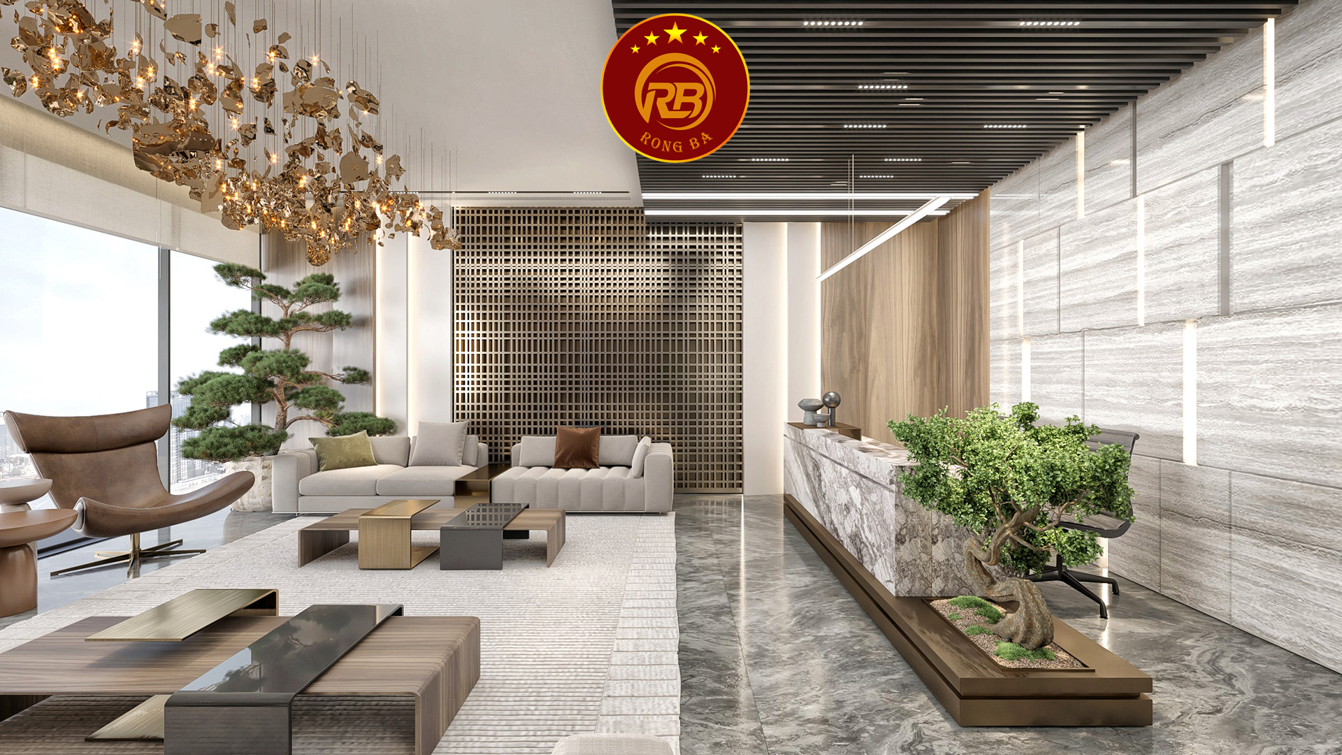 thiết kế văn phòng xanh 5