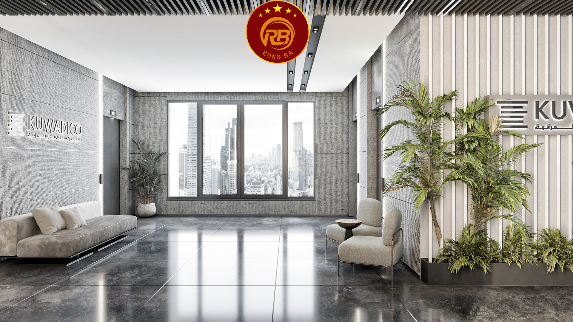 thiết kế văn phòng xanh 6