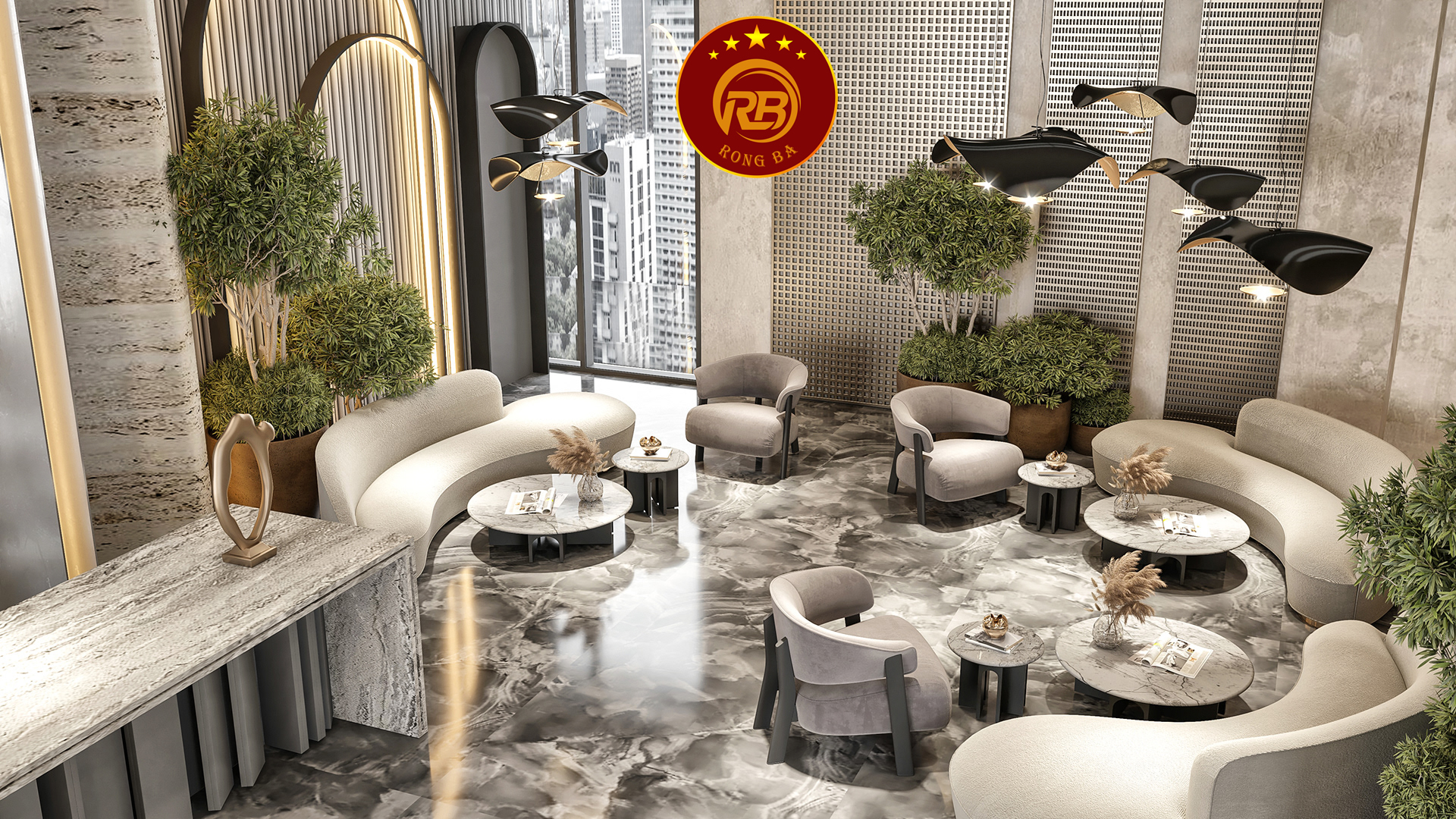thiết kế văn phòng xanh