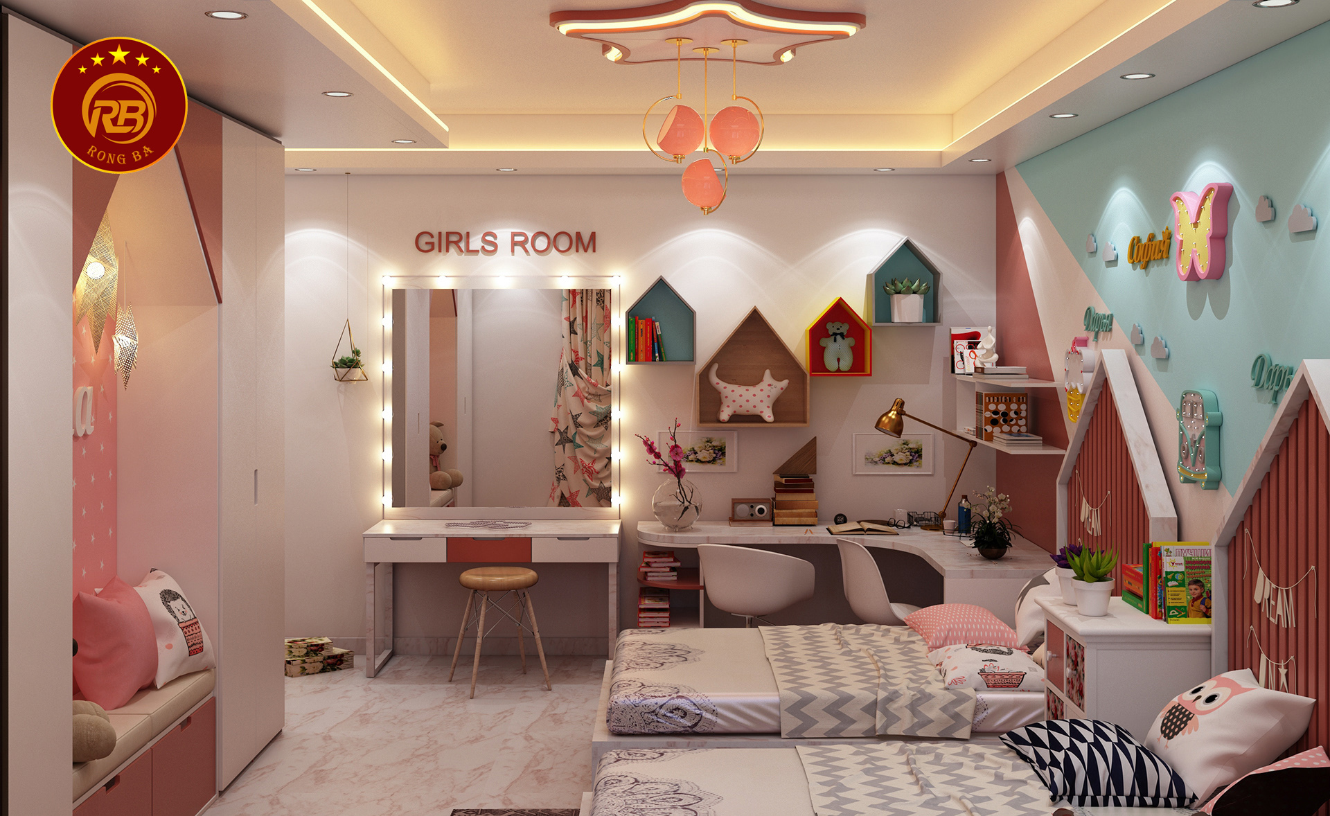 kích thước phòng ngủ tiêu chuẩn 15