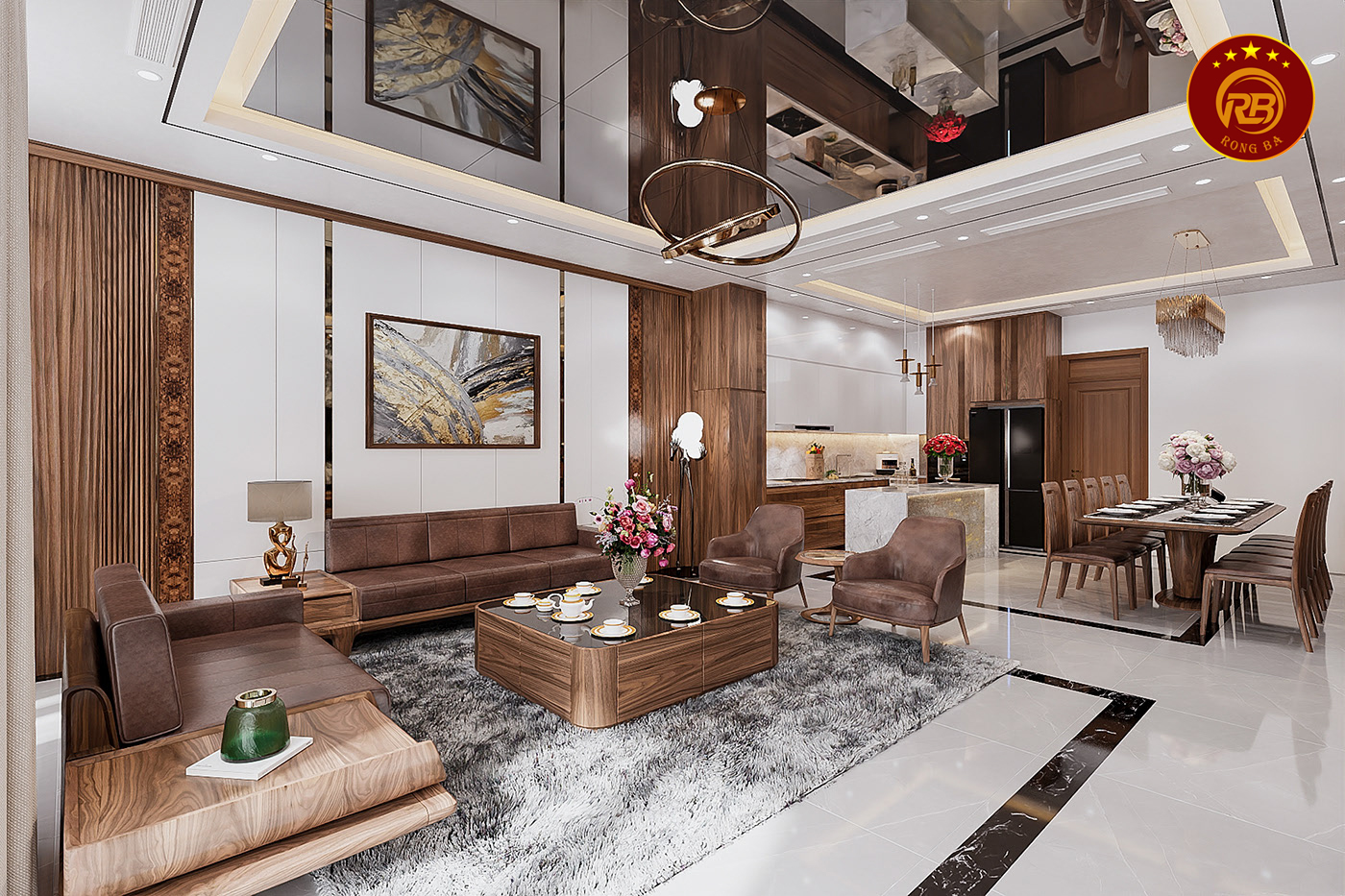 Các kích thước sofa gỗ óc chó chuẩn nhất hiện nay 2