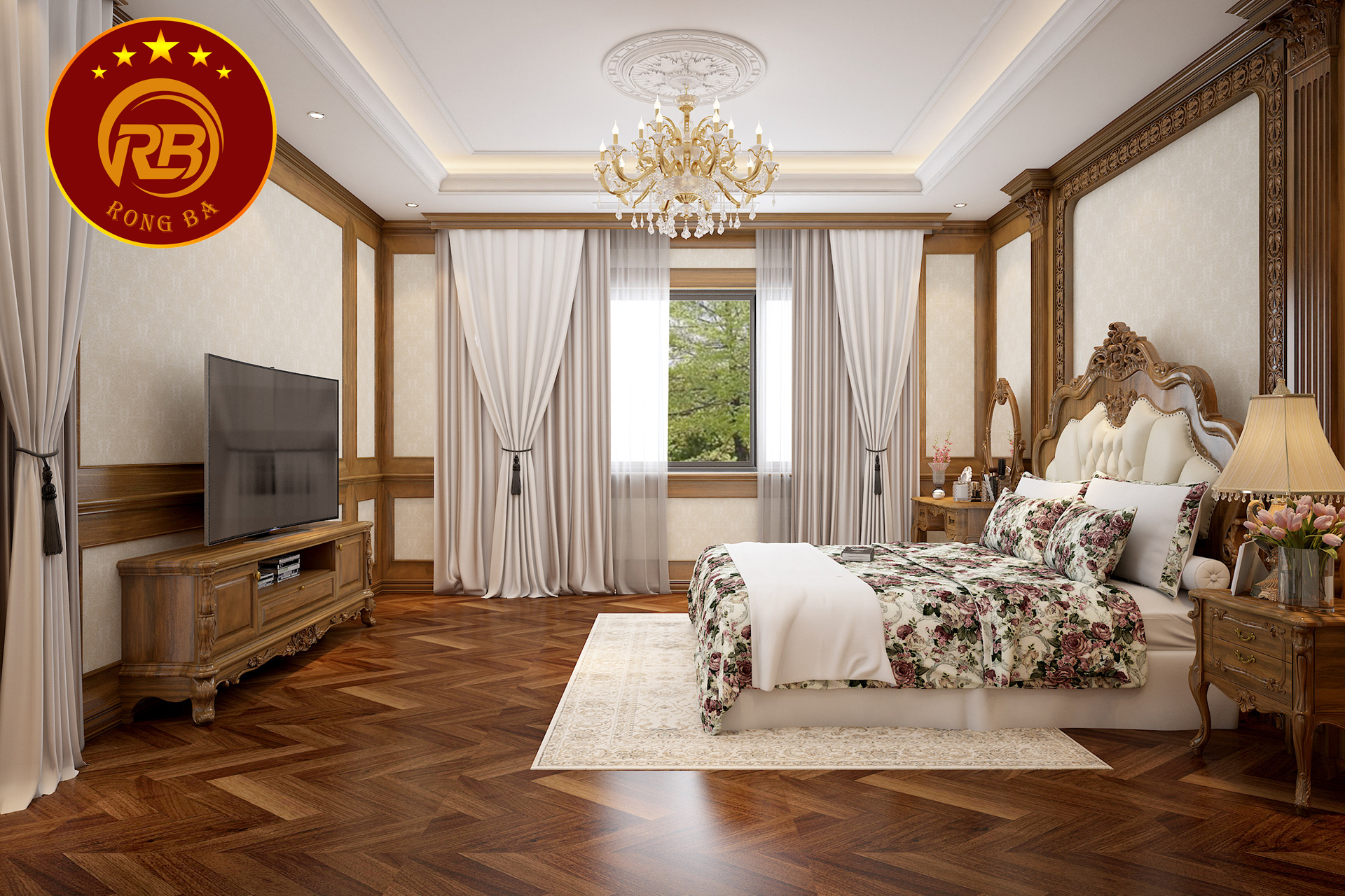 thiết kế nội thất chung cư tân cổ điển 1