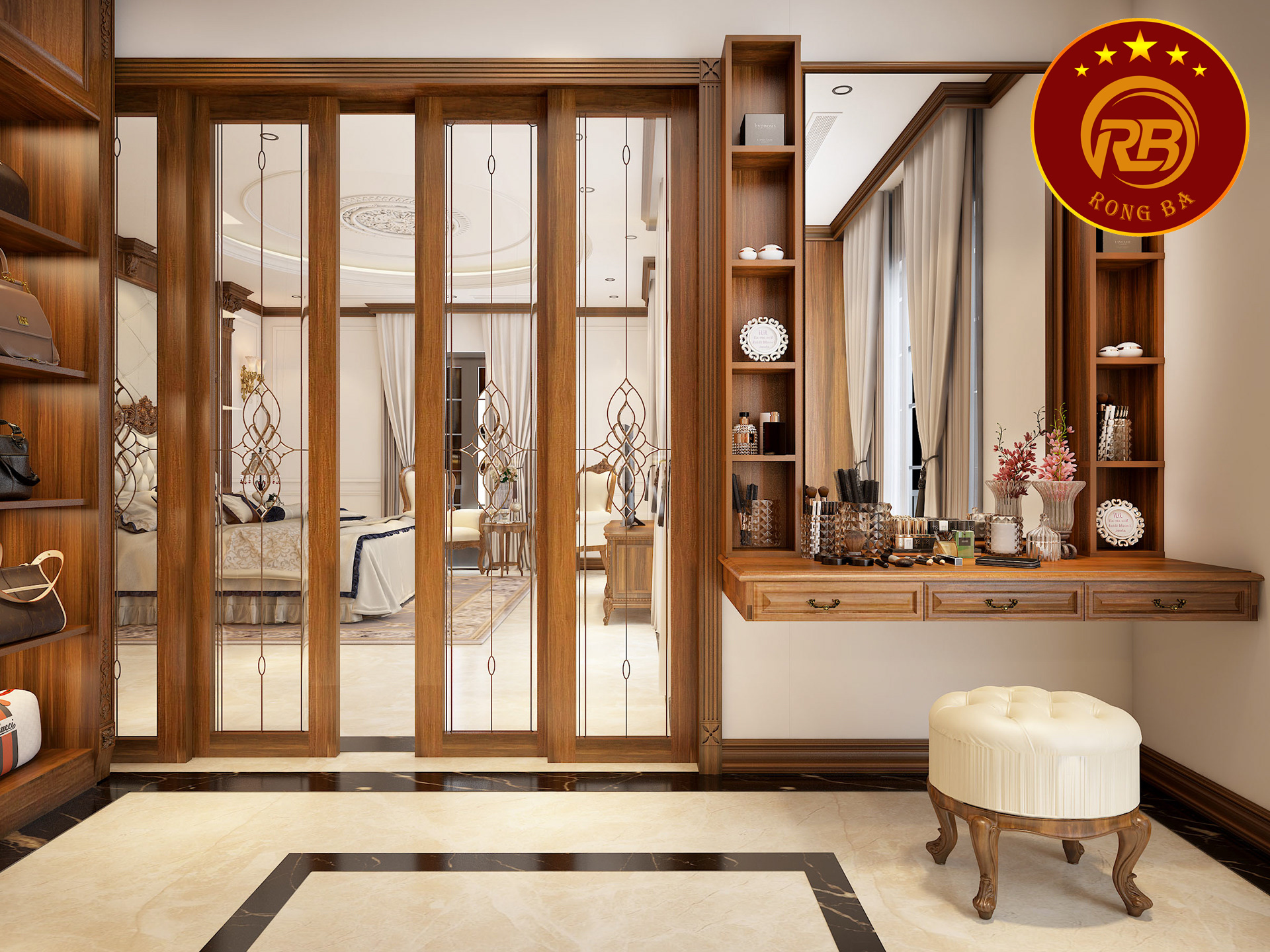 thiết kế nội thất chung cư tân cổ điển 26