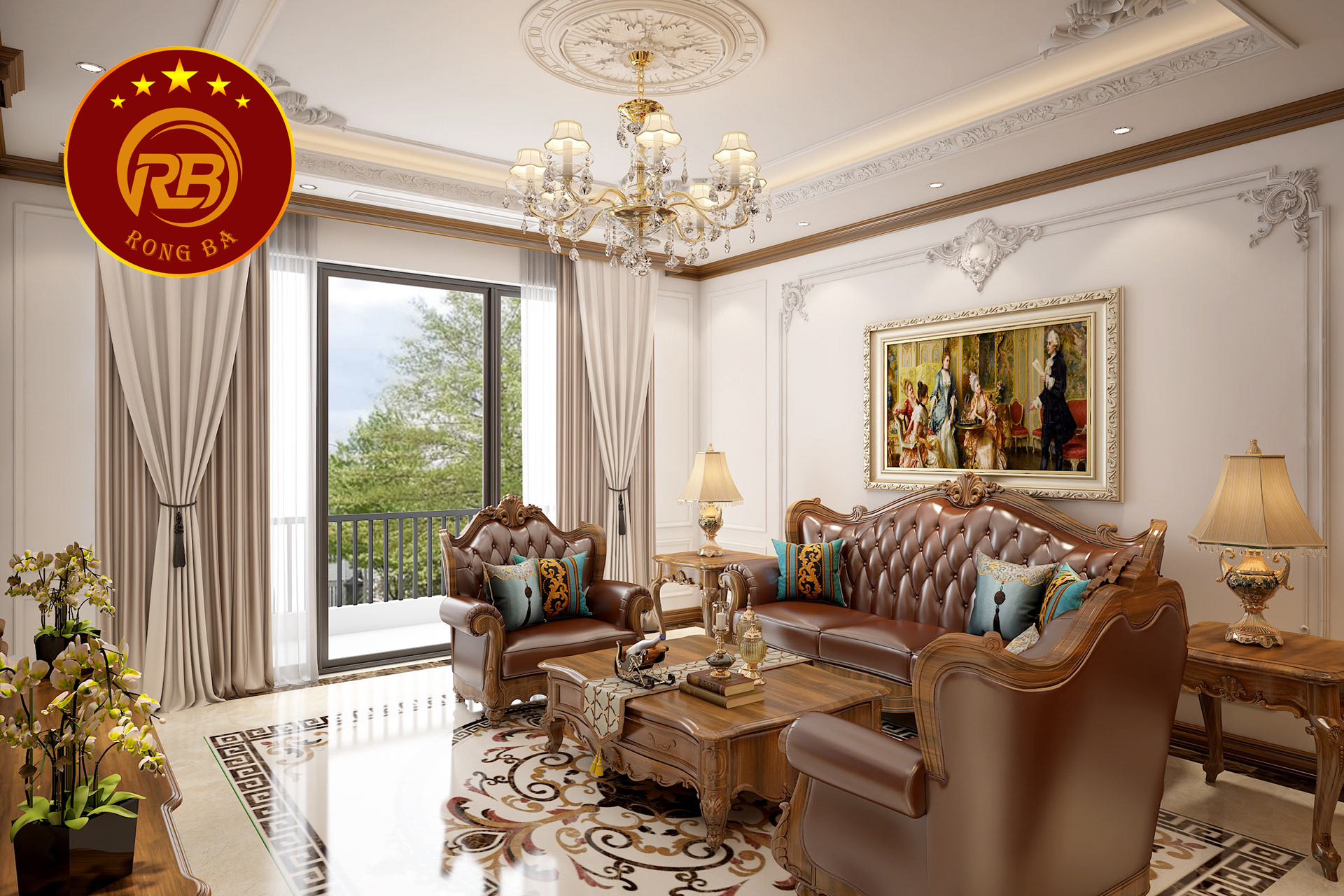 thiết kế nội thất chung cư tân cổ điển