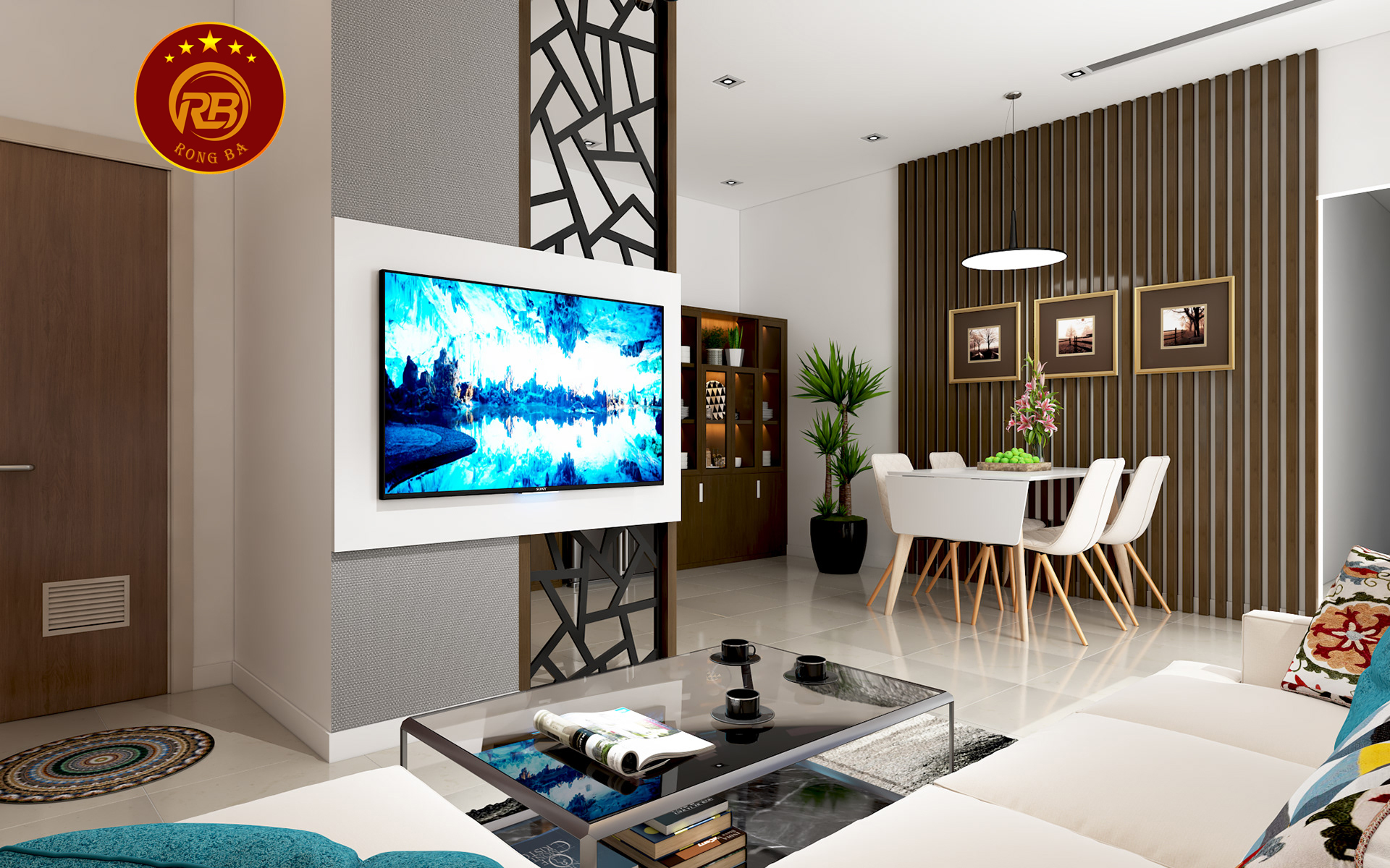 thiết kế nội thất nhà phố 5x25 tại Long Thành - Đồng Nai 3