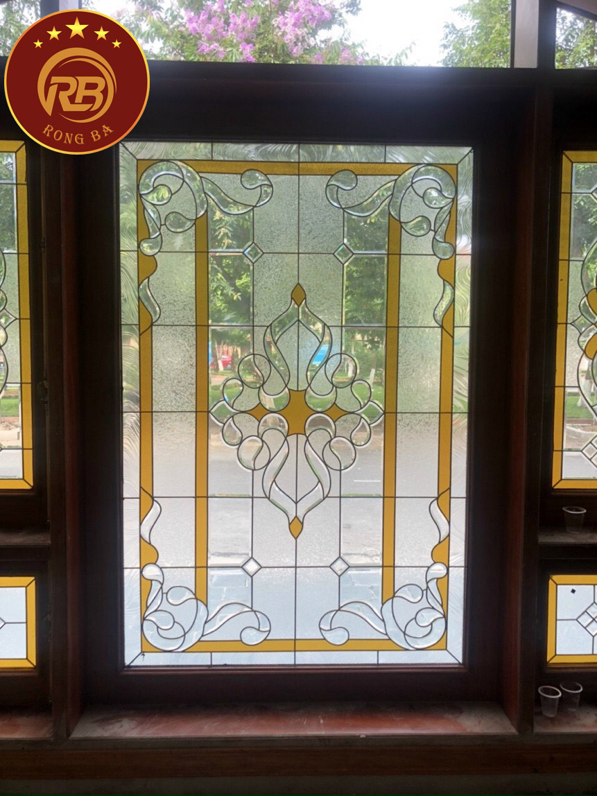 Cửa kính hoa đồng 14
