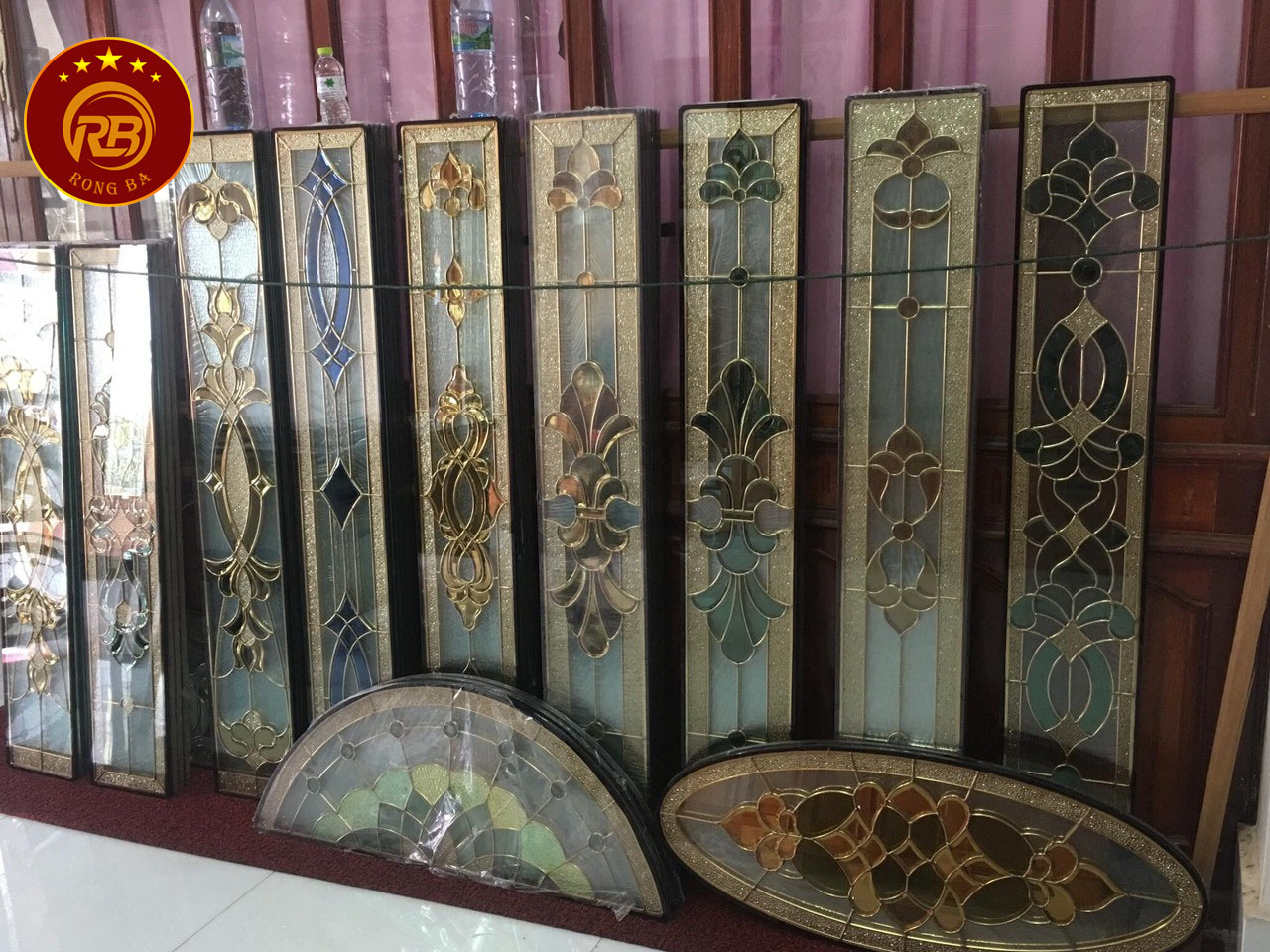 Cửa kính hoa đồng 155