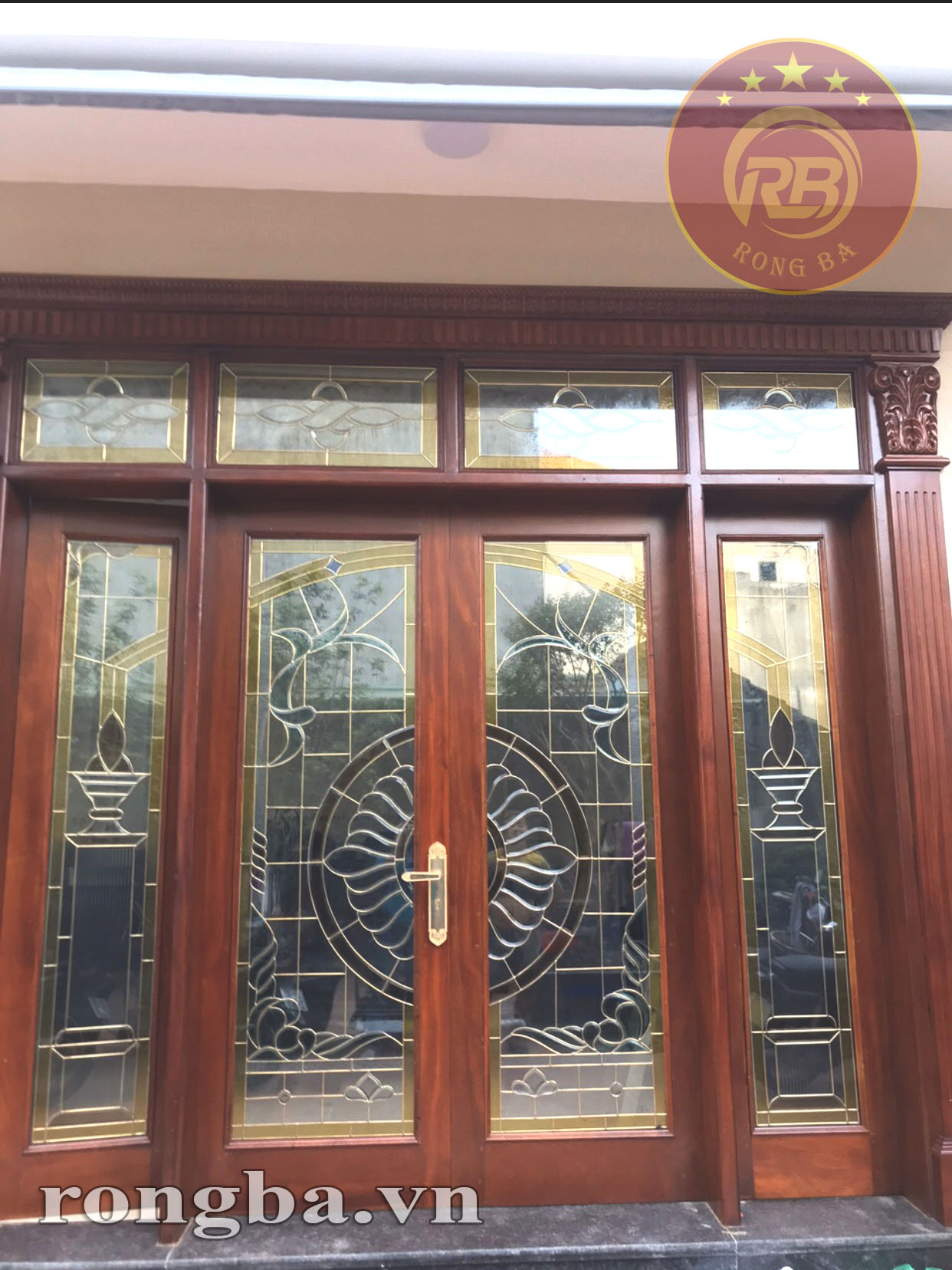 Cửa kính hoa đồng 157