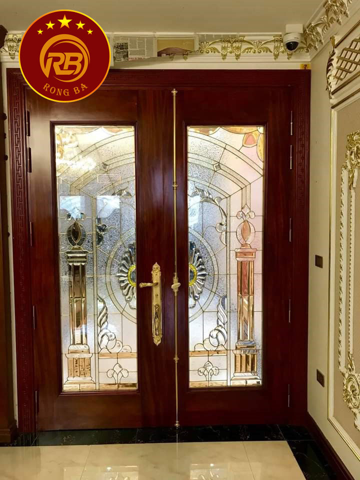 Cửa kính hoa đồng 208
