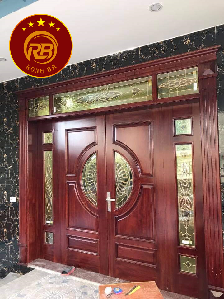 Cửa kính hoa đồng 40