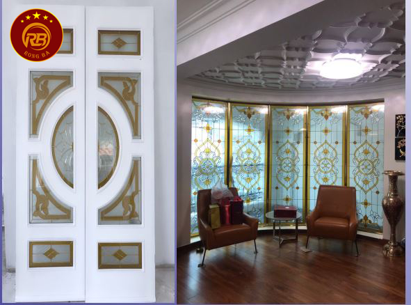 Cửa kính hoa đồng 65