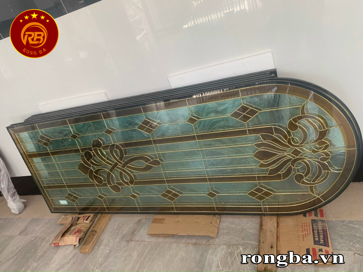 Tranh vách kính hoa đồng 160