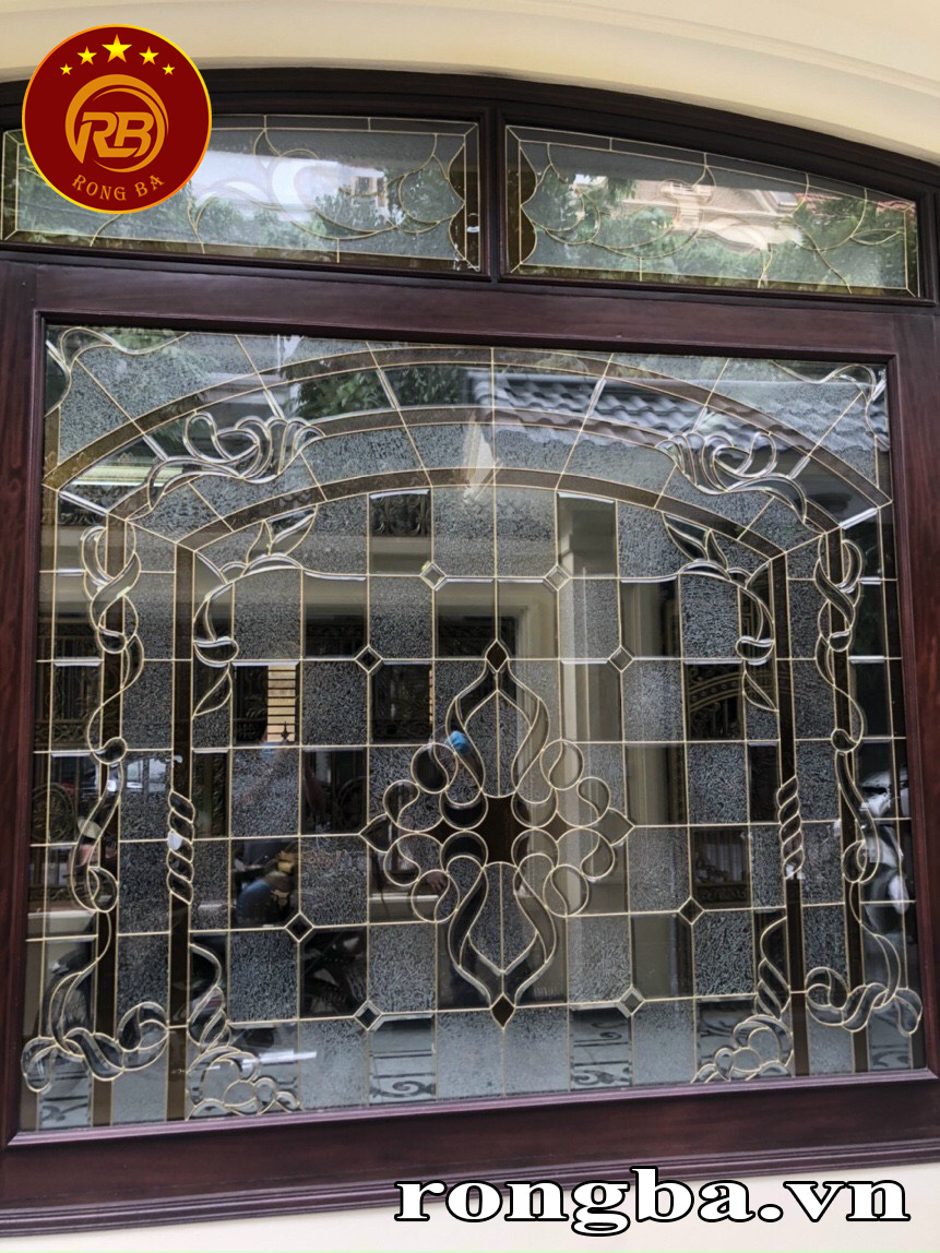Tranh vách kính hoa đồng 172