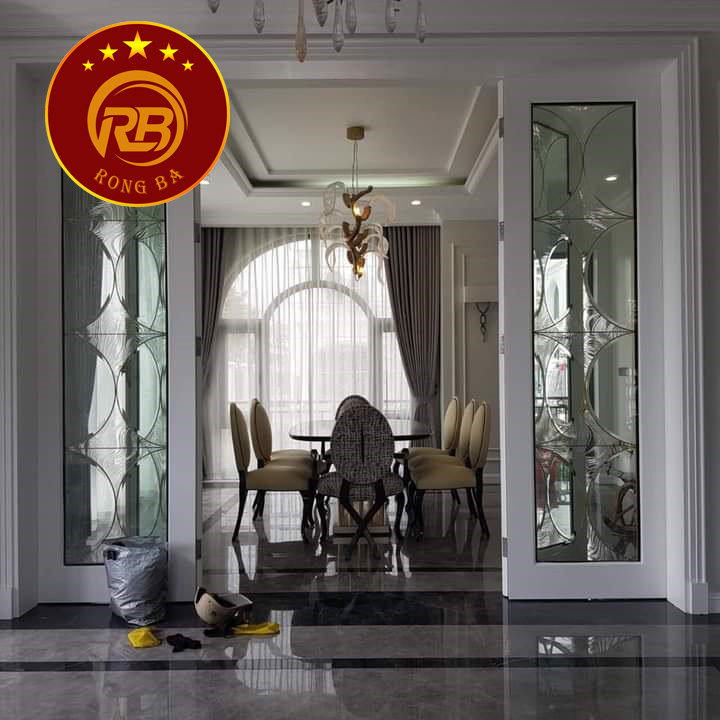 Tranh vách kính hoa đồng 20