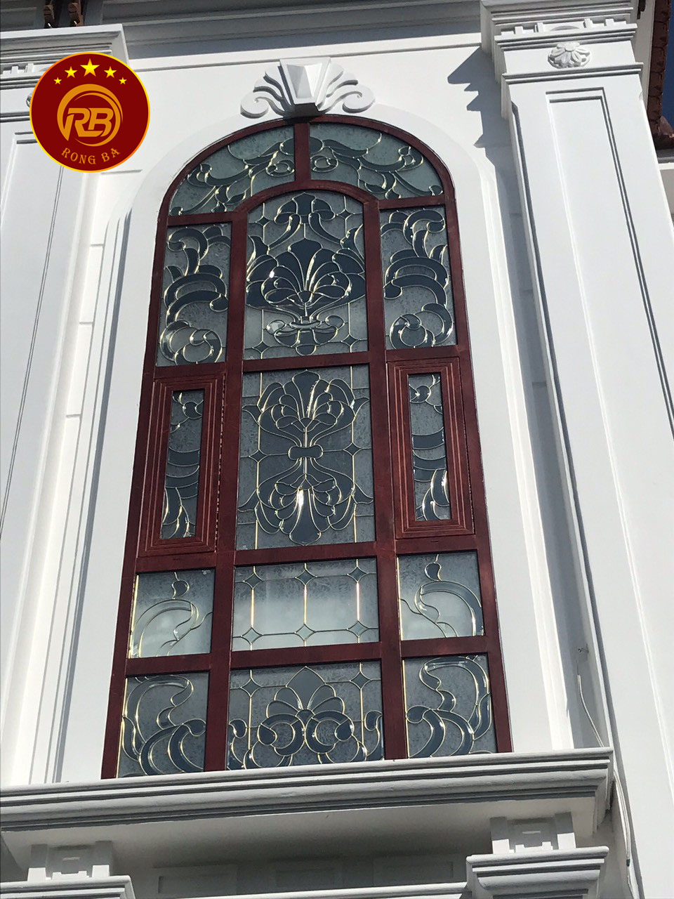 Tranh vách kính hoa đồng 212