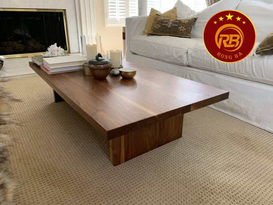 bàn trà gỗ óc chó tại an giang