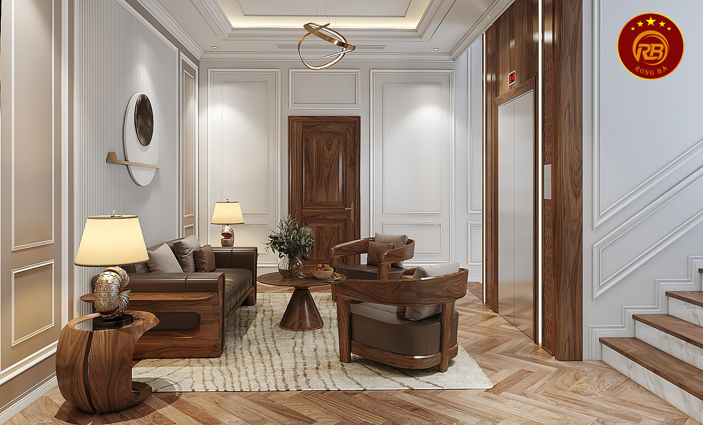 Tư vấn báo giá sofa gỗ óc chó mới nhất thi công trọn gói 2