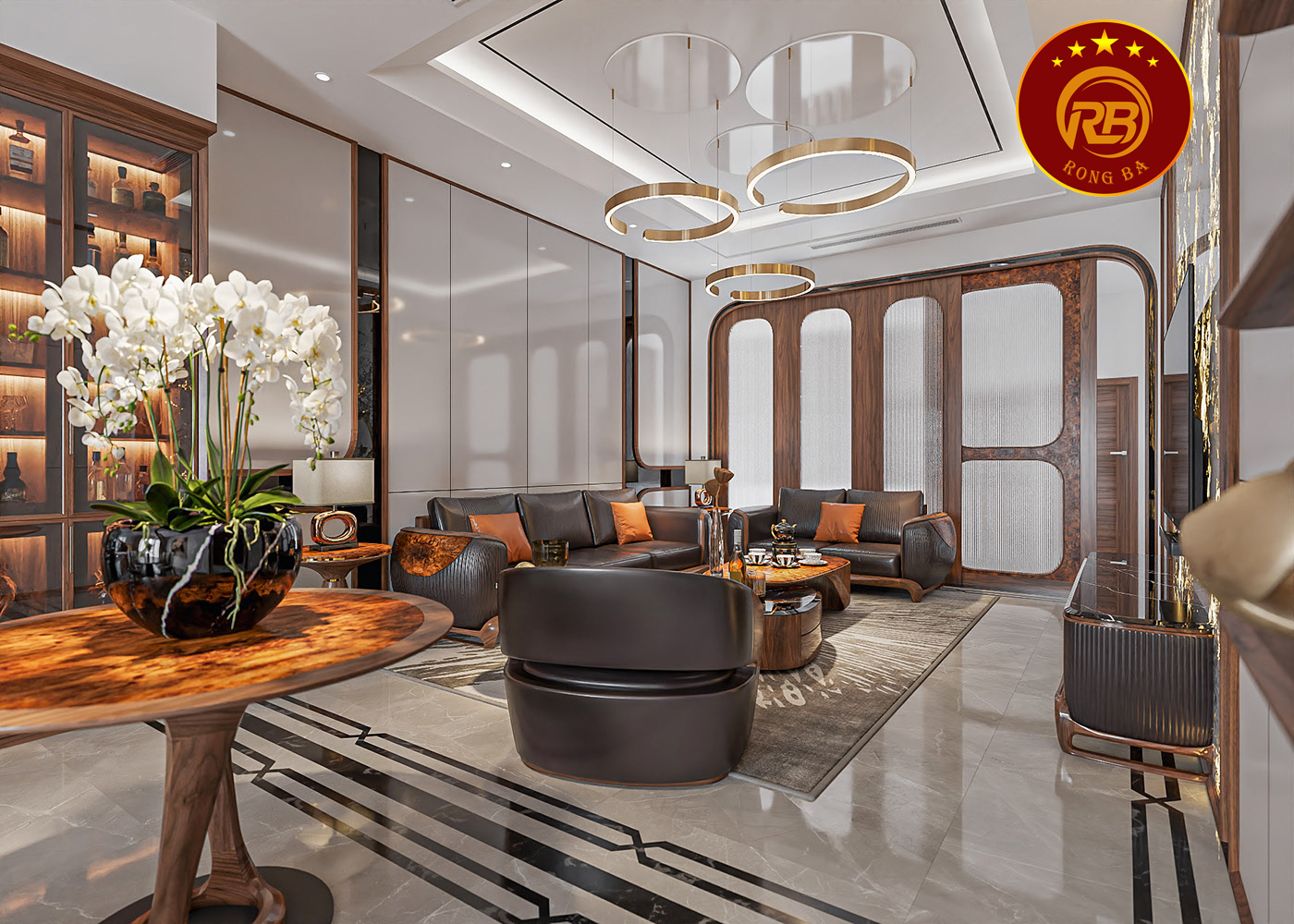 Sản xuất ghế sofa phòng khách đẹp hiện đại 5