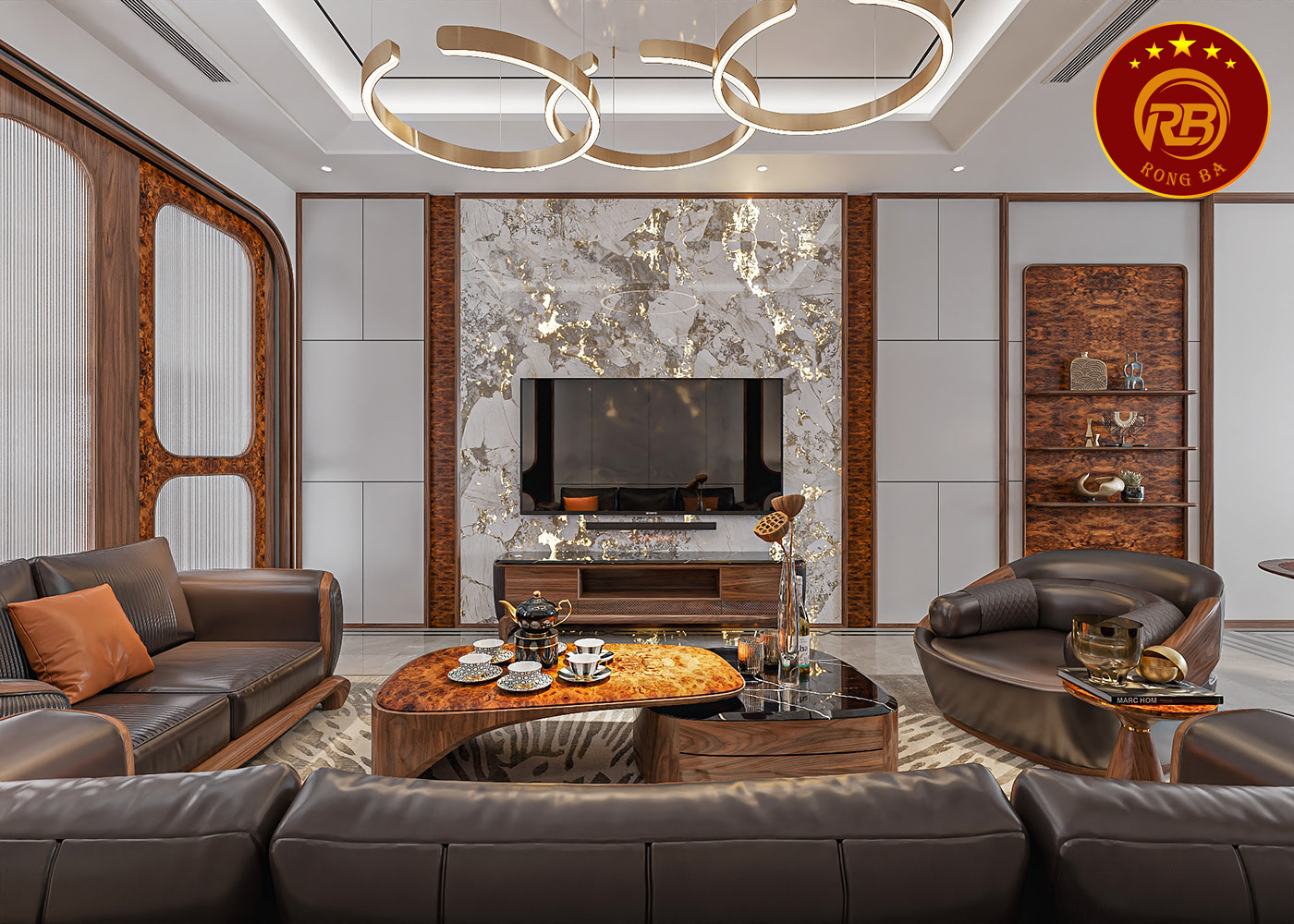 Sản xuất ghế sofa phòng khách đẹp hiện đại 6