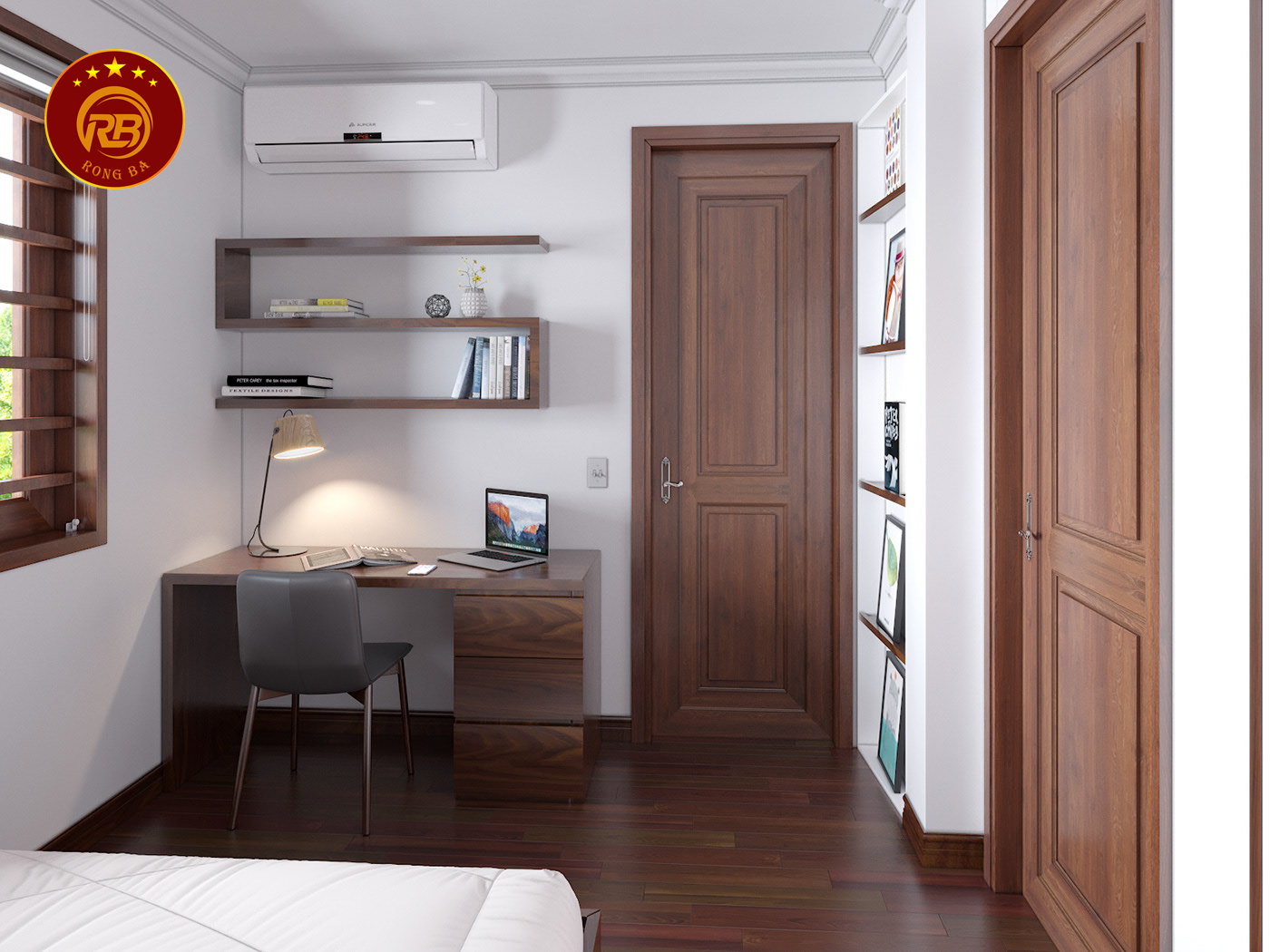 Thi công nội thất biệt thự gỗ óc chó tại đà nẵng mới nhất 10