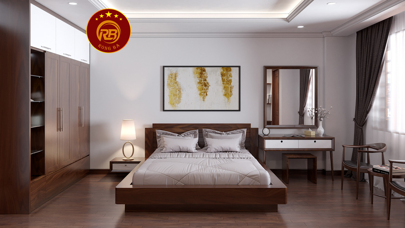 Thi công nội thất biệt thự gỗ óc chó tại đà nẵng mới nhất 9