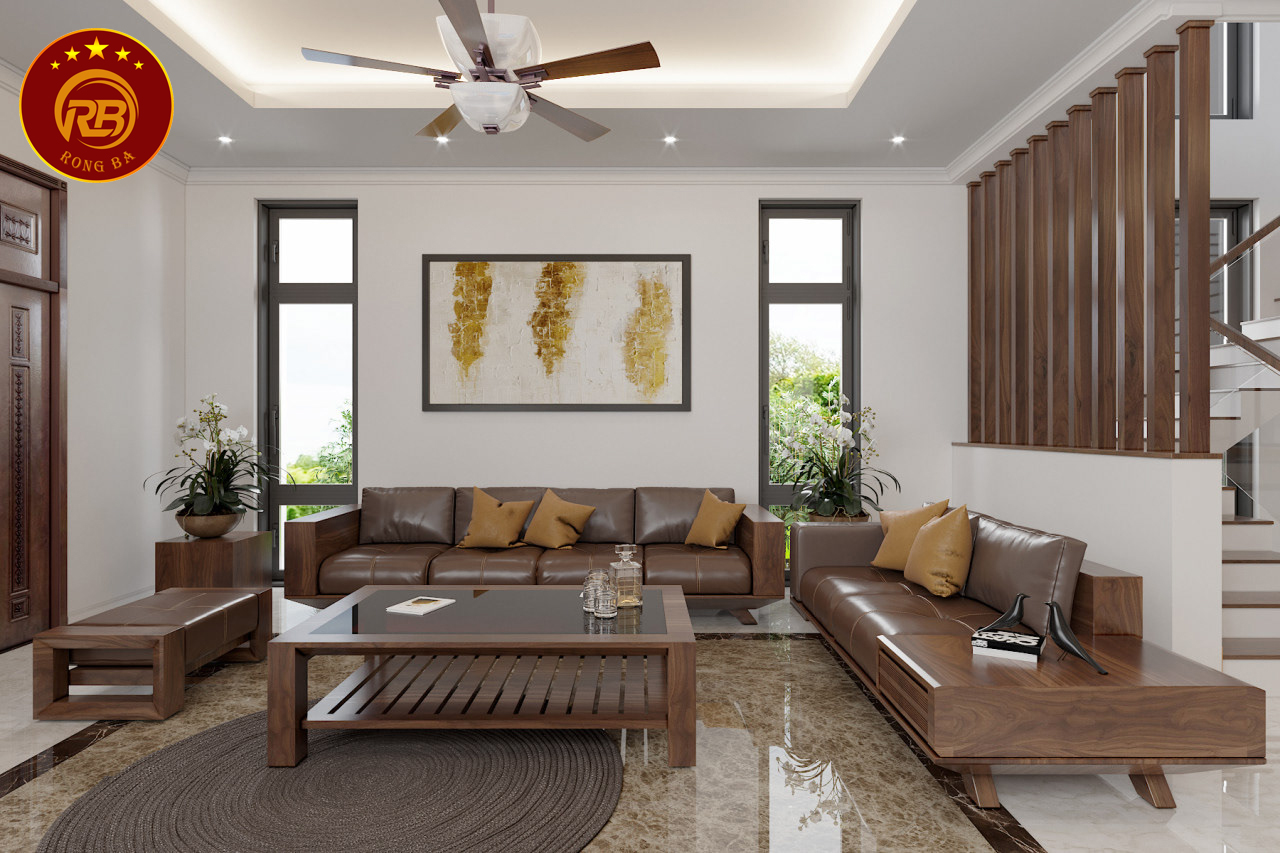 Tư vấn nội thất biệt thự gỗ óc chó tại đắk lắk mới nhất 1