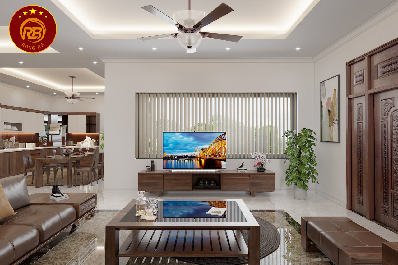Tư vấn nội thất biệt thự gỗ óc chó tại đắk lắk mới nhất 3