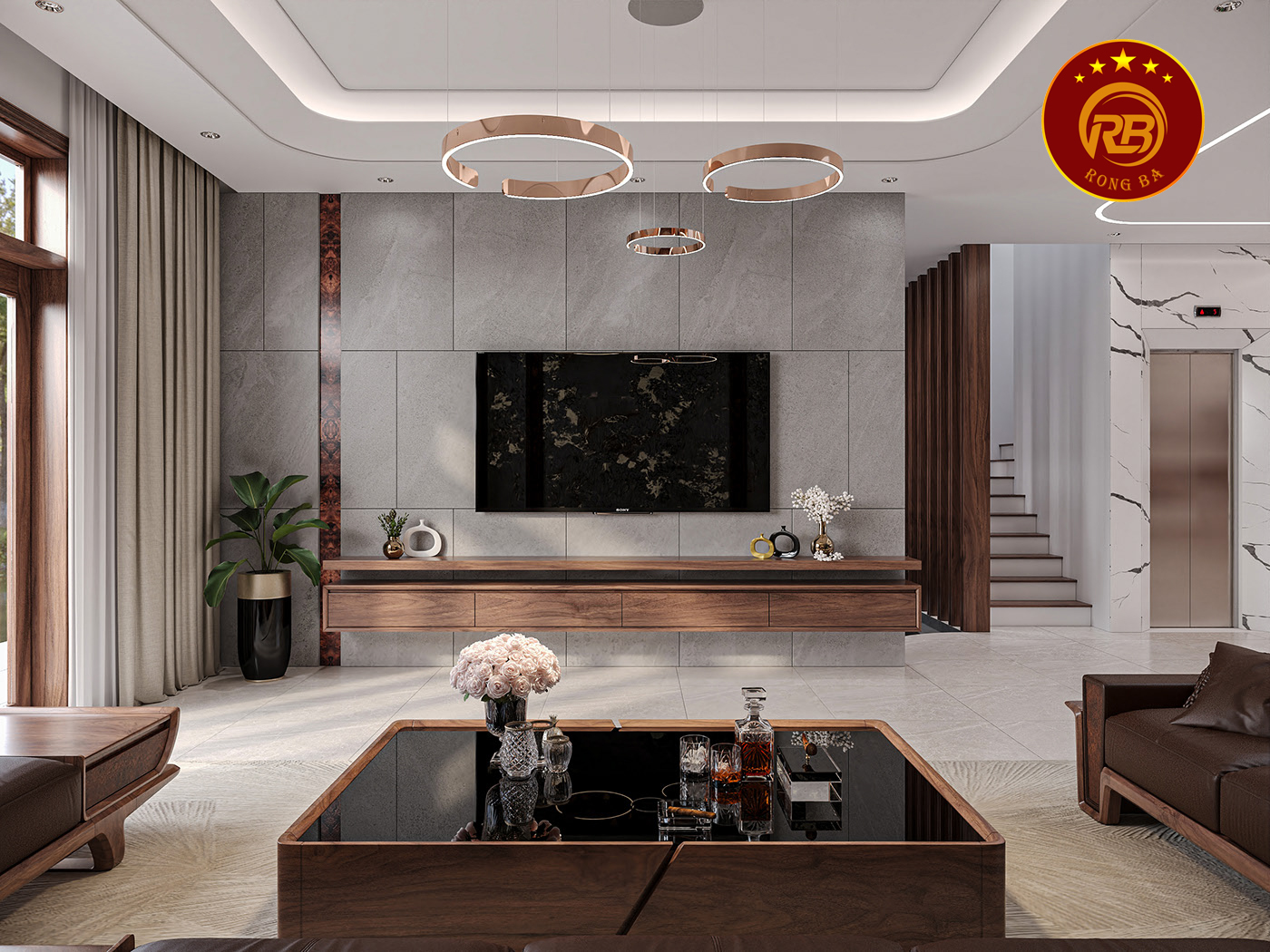 Sản xuất sofa gỗ óc chó tại an giang đẹp cao cấp 3