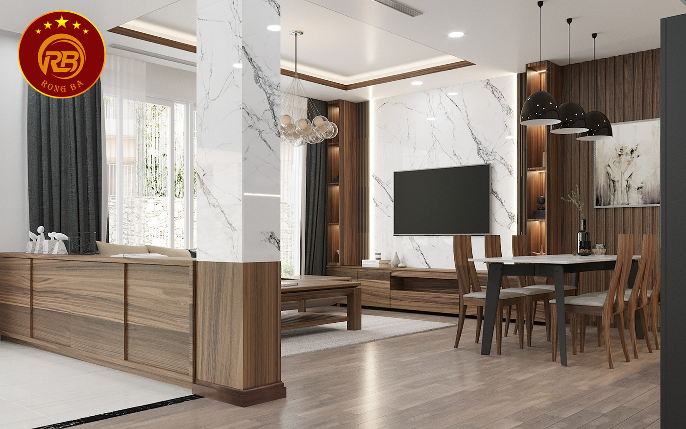Sản xuất sofa gỗ óc chó tại hà nam đẹp hiện đại 4