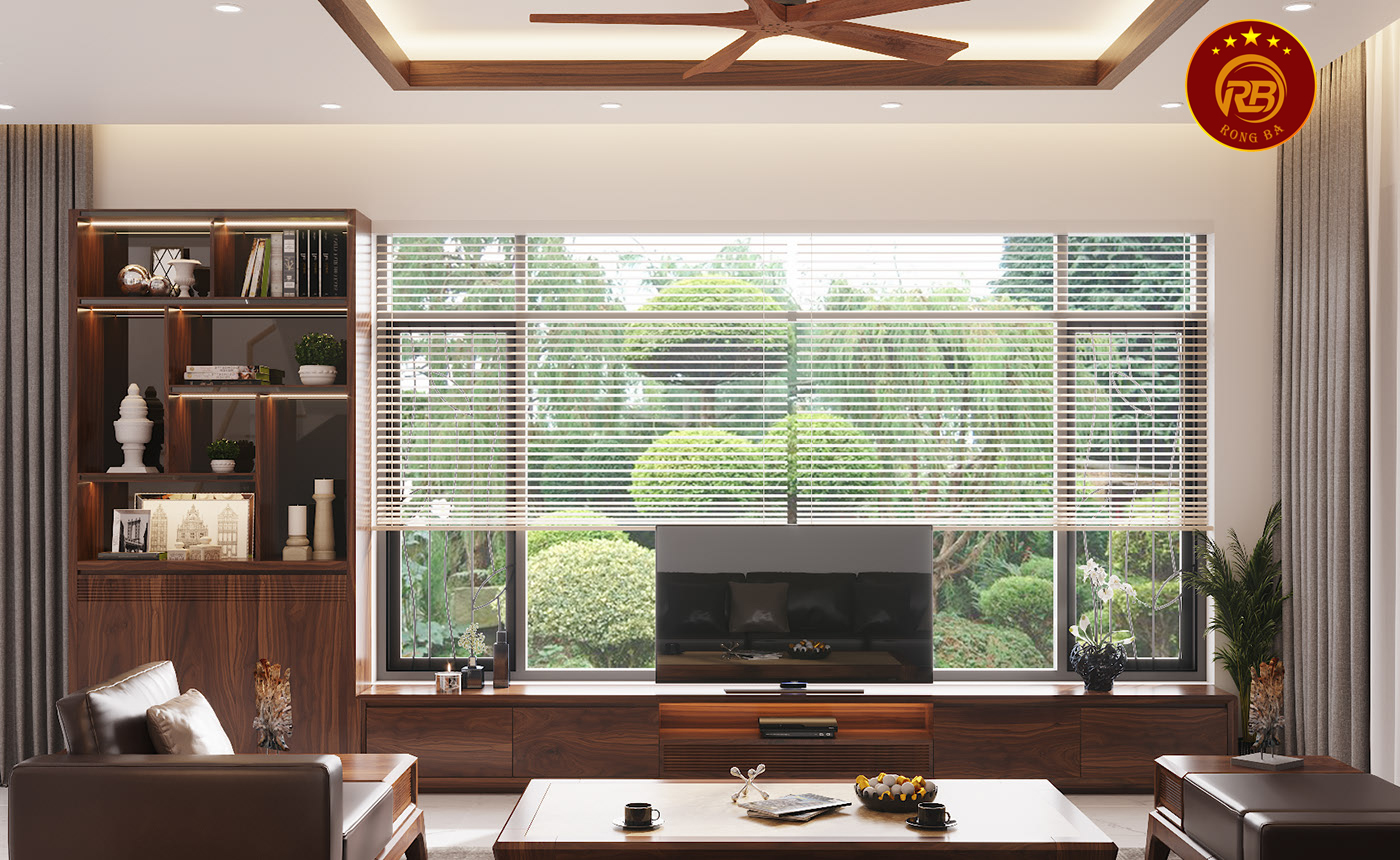 Thi công nội thất gỗ óc chó tại cần thơ cao cấp 1