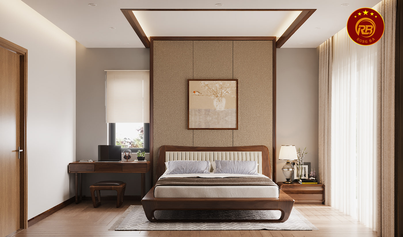 Thi công nội thất gỗ óc chó tại cần thơ cao cấp 4