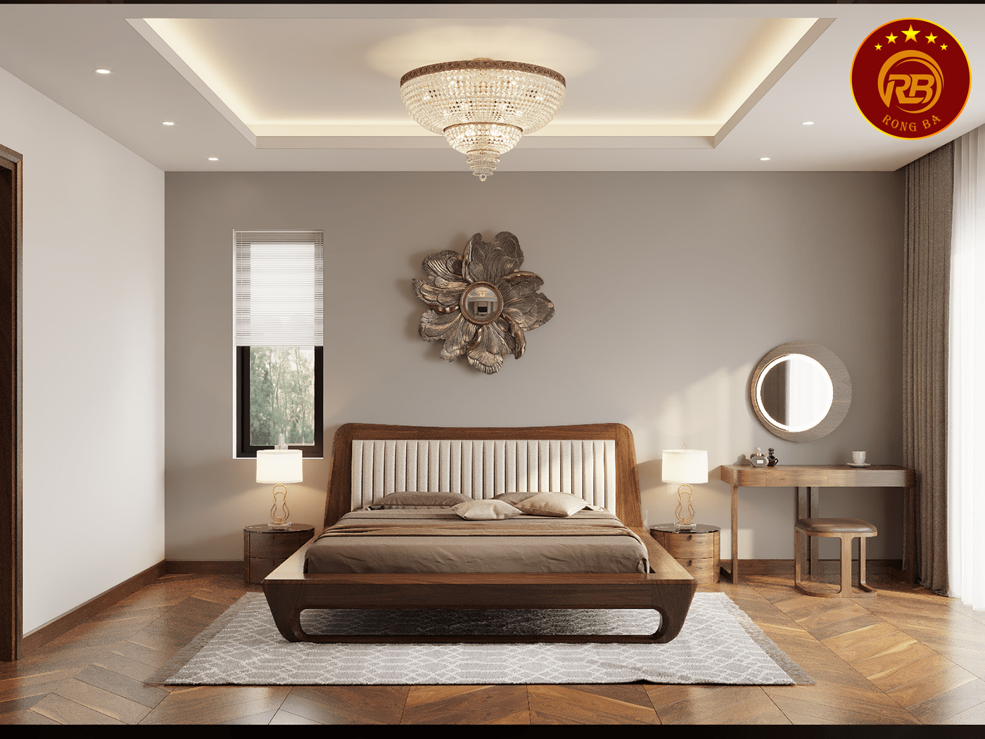Thi công nội thất gỗ óc chó tại cần thơ cao cấp 7