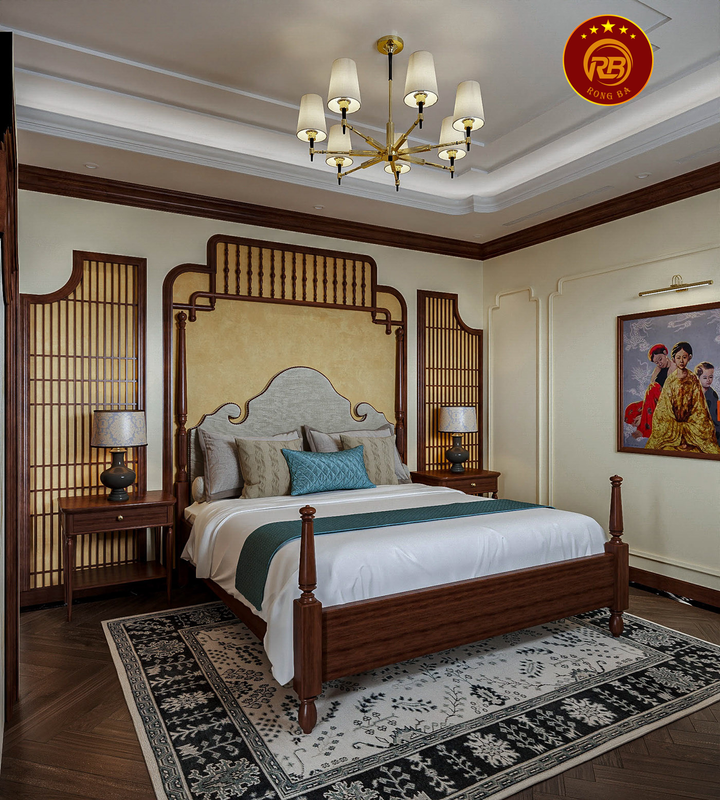 Thi công nội thất gỗ óc chó tại đồng nai uy tín 3