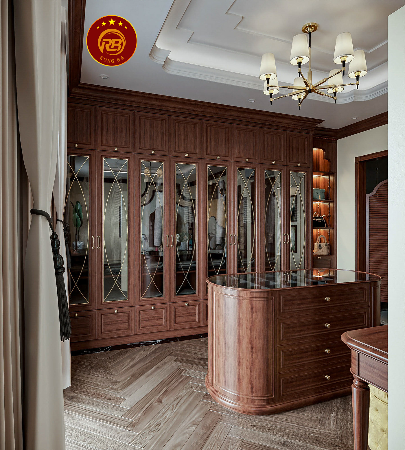 Thi công nội thất gỗ óc chó tại đồng nai uy tín 6