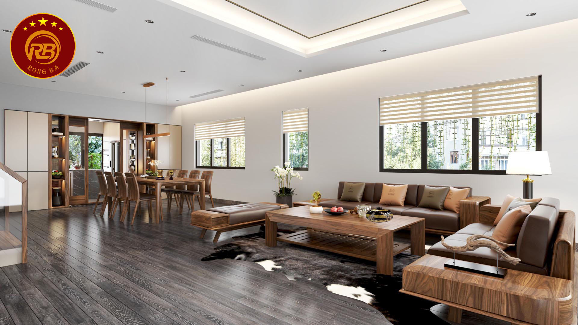 nội thất gỗ óc chó tại gia lai