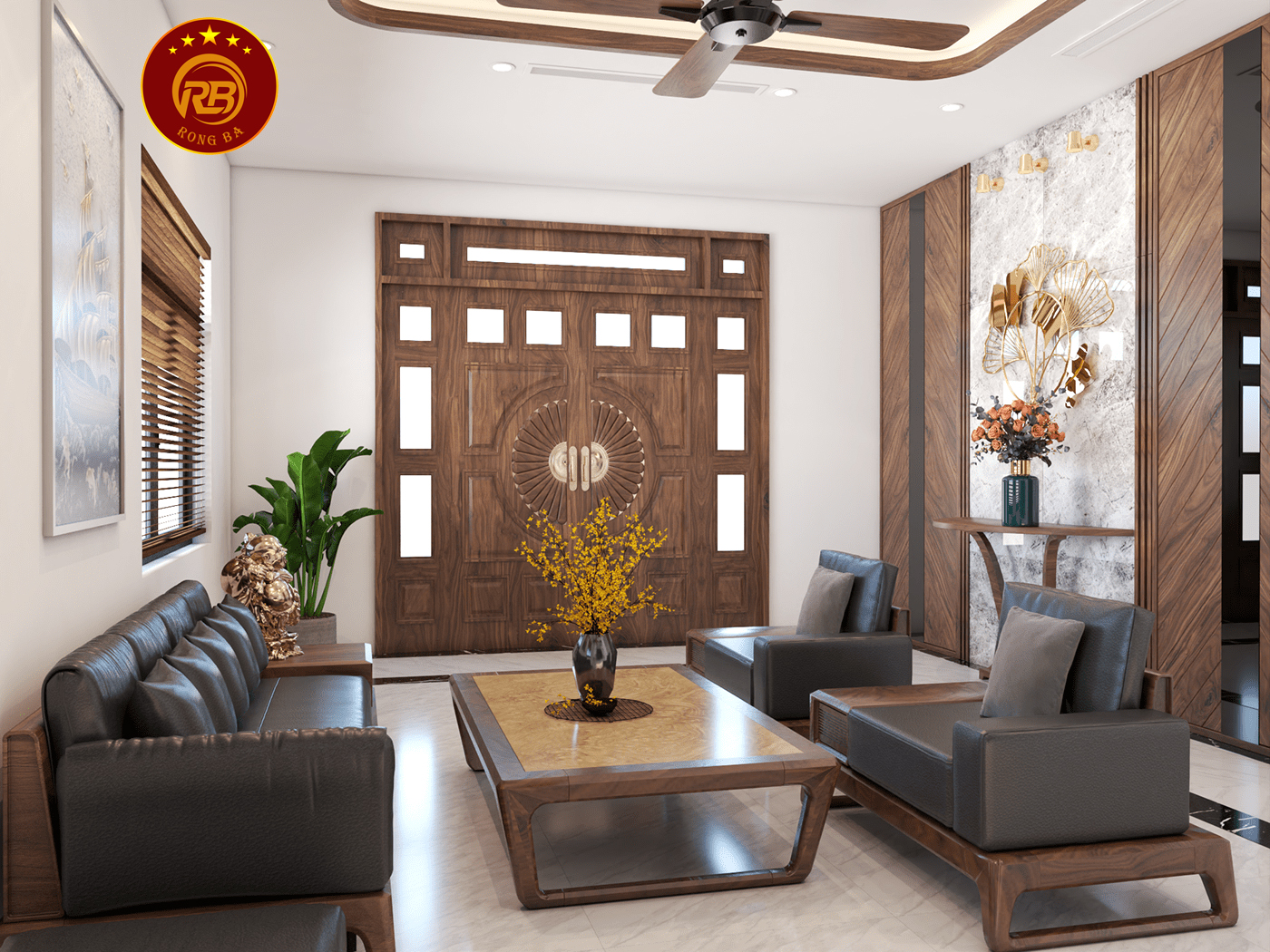 Sản xuất nội thất gỗ óc chó tại hà nội uy tín chuyên nghiệp 2