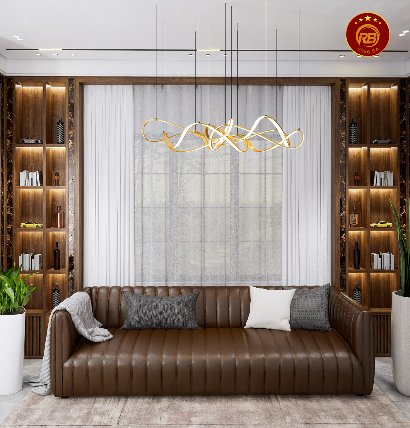 Thi công nội thất gỗ óc chó tại hải dương uy tín 7