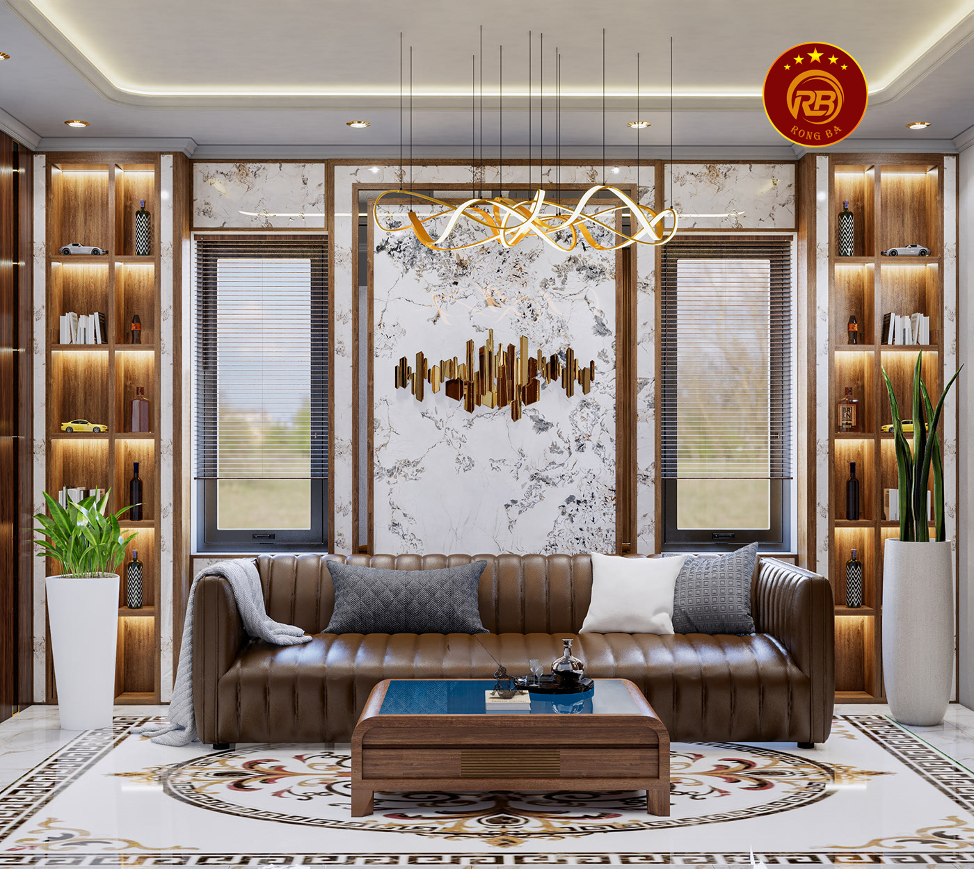 Thi công nội thất gỗ óc chó tại hải phòng cao cấp 7