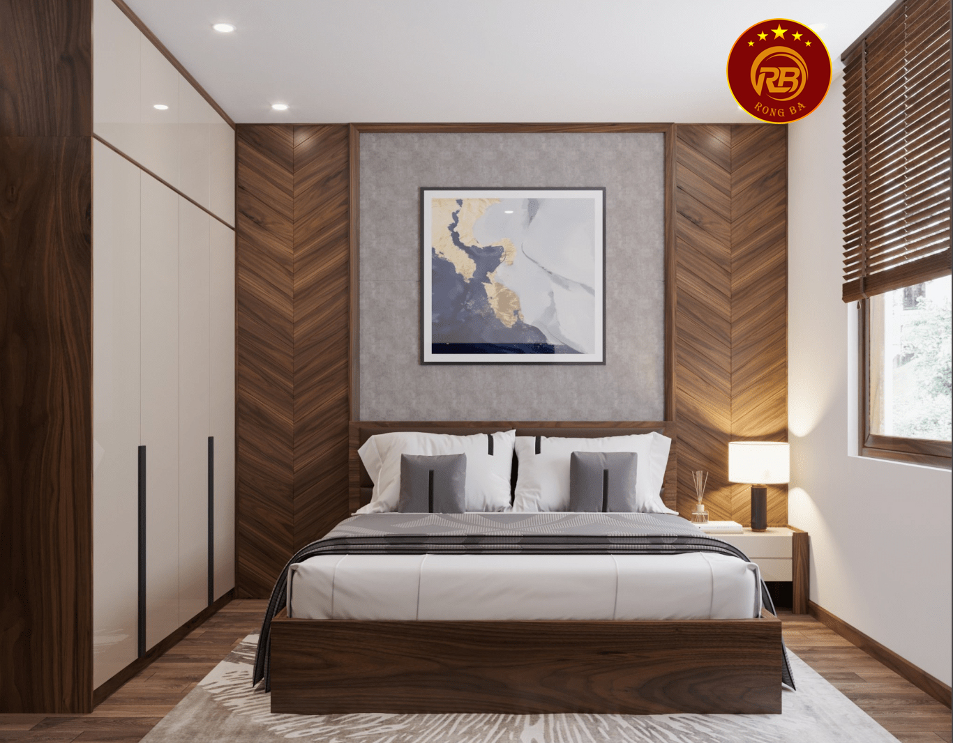 Thi công nội thất gỗ óc chó tại hậu giang uy tín 5