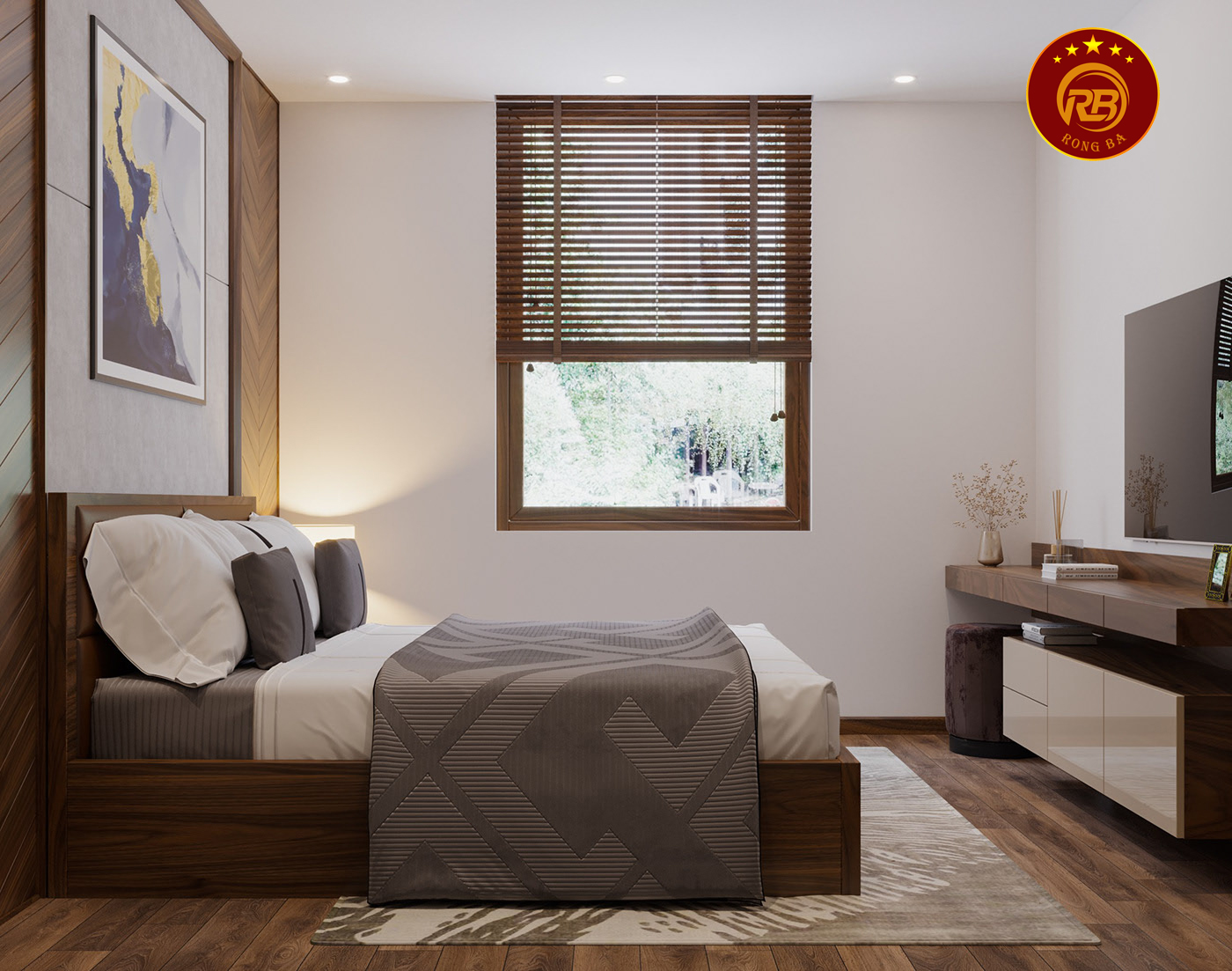 Thi công nội thất gỗ óc chó tại hậu giang uy tín 6