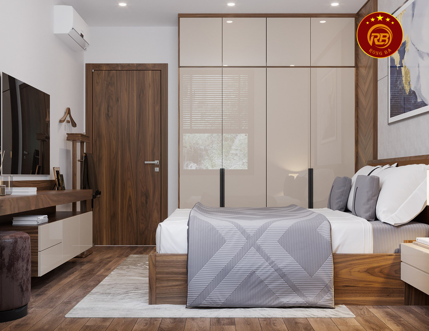 Thi công nội thất gỗ óc chó tại hậu giang uy tín 7