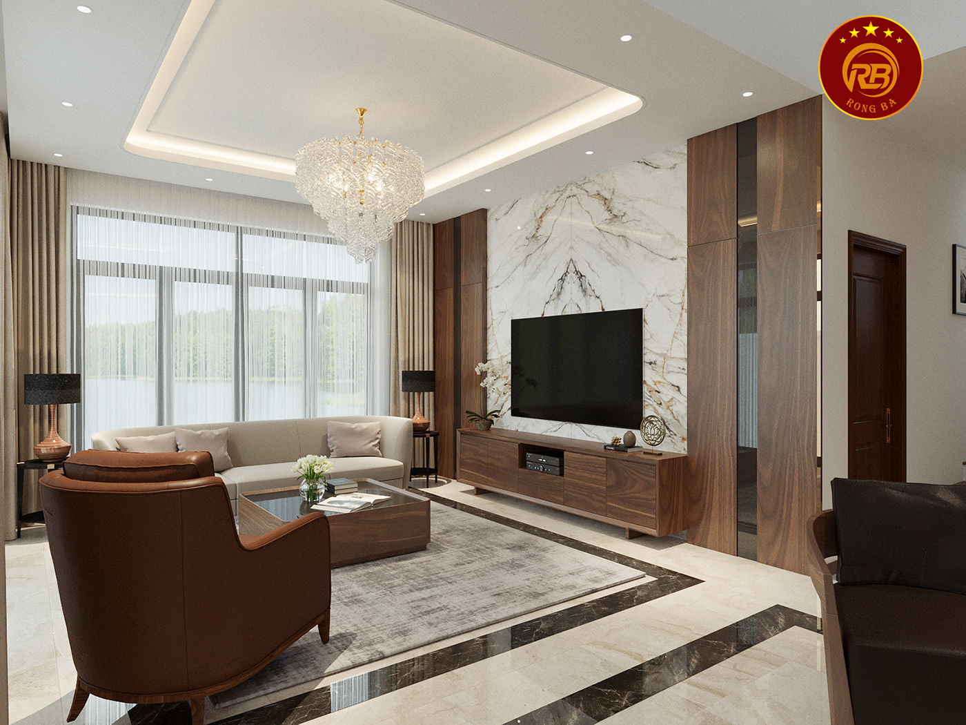 Thi công nội thất gỗ óc chó tại hưng yên uy tín 1