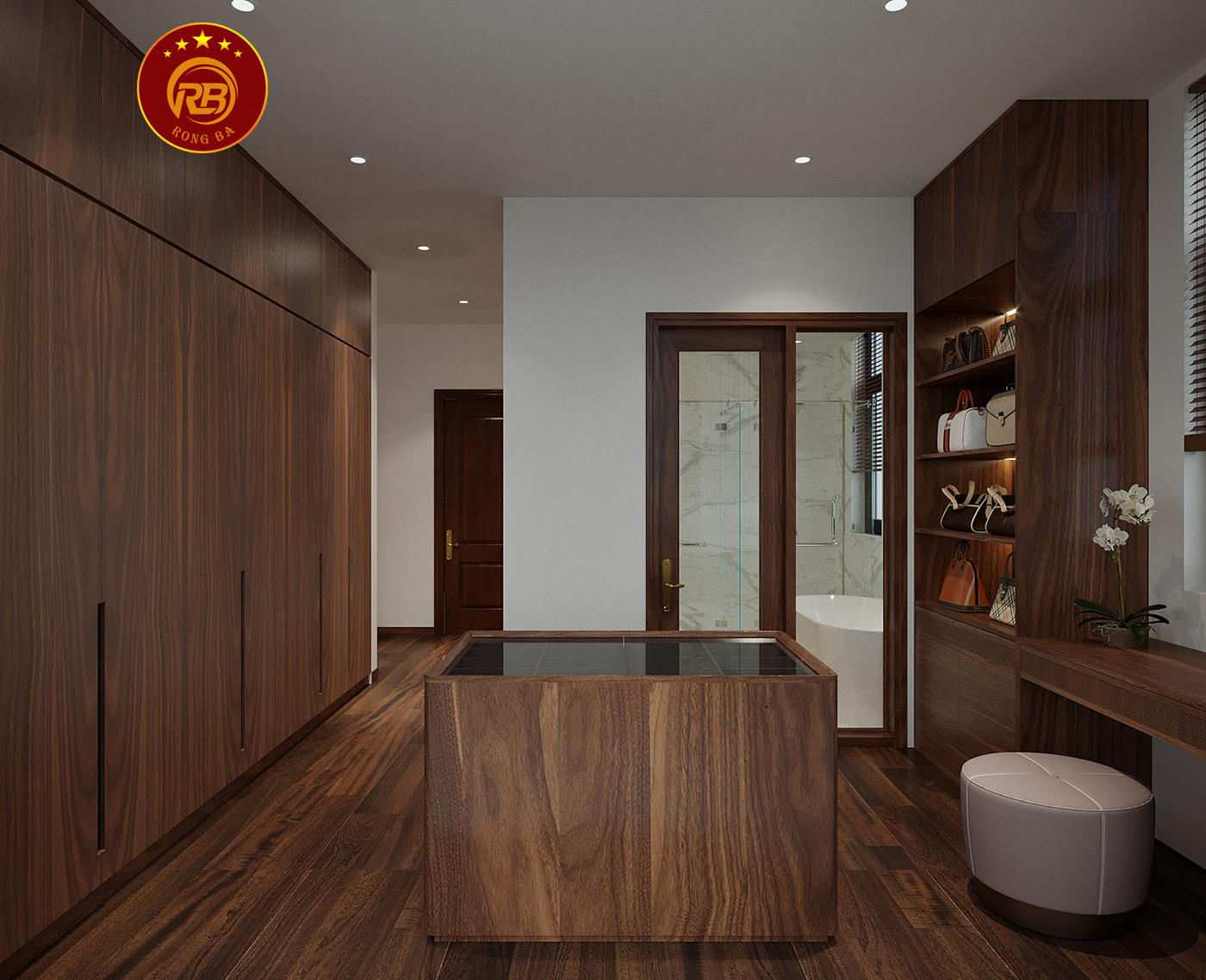 Thi công nội thất gỗ óc chó tại hưng yên uy tín 15