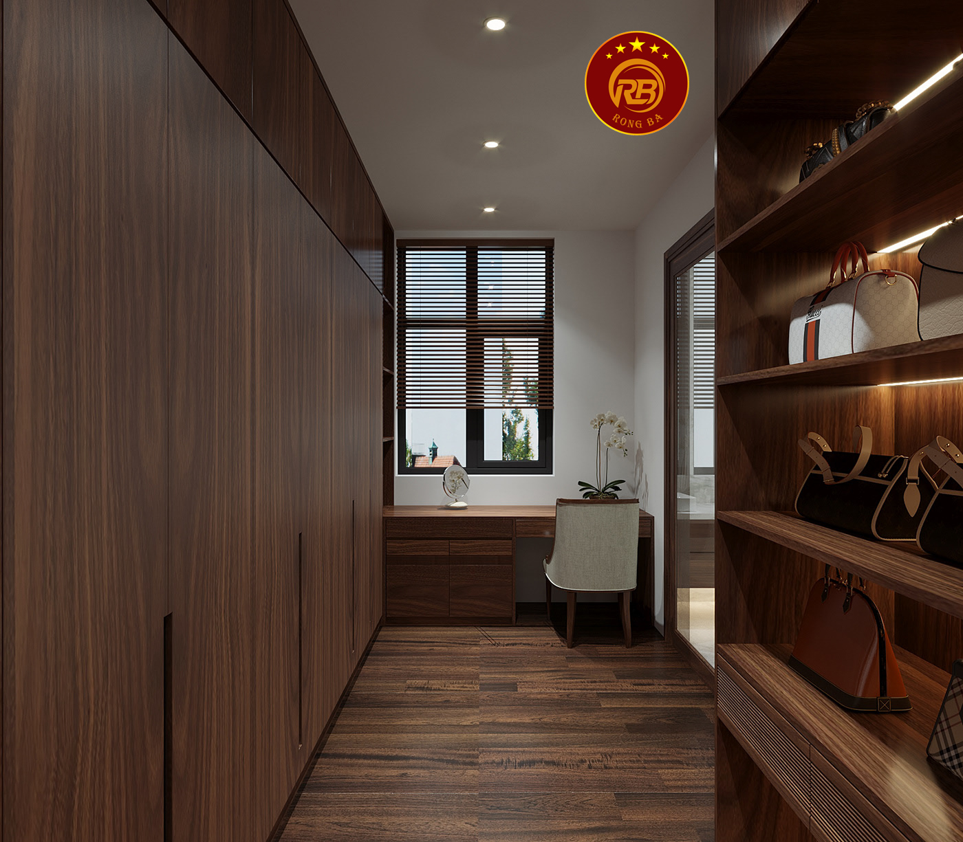 Thi công nội thất gỗ óc chó tại hưng yên uy tín 17