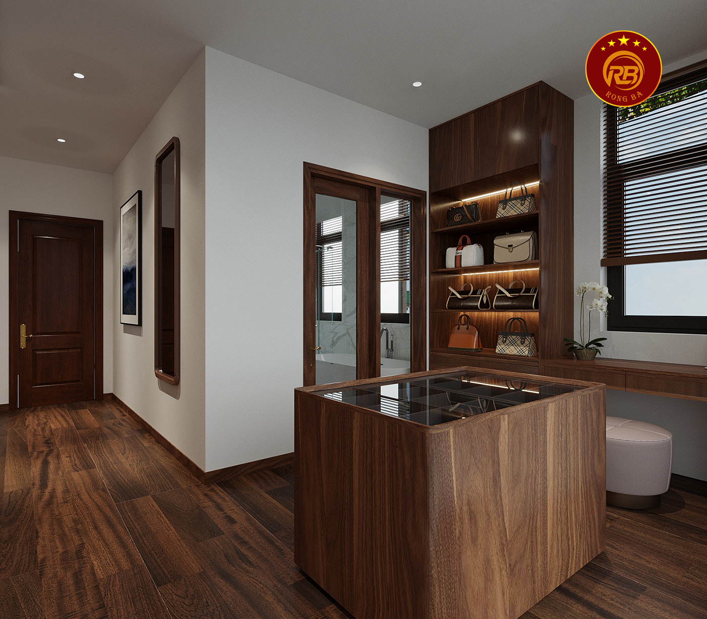 Thi công nội thất gỗ óc chó tại hưng yên uy tín 18