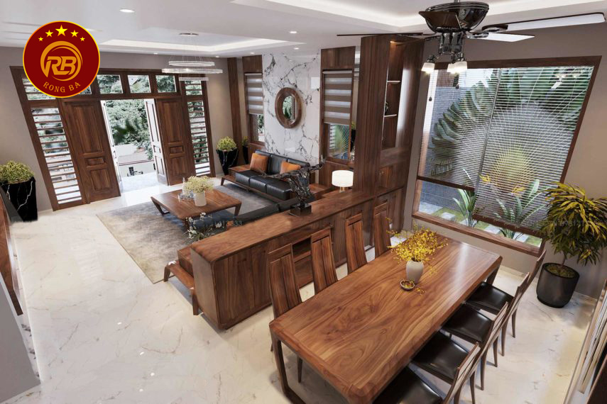 nội thất gỗ óc chó tại khánh hòa
