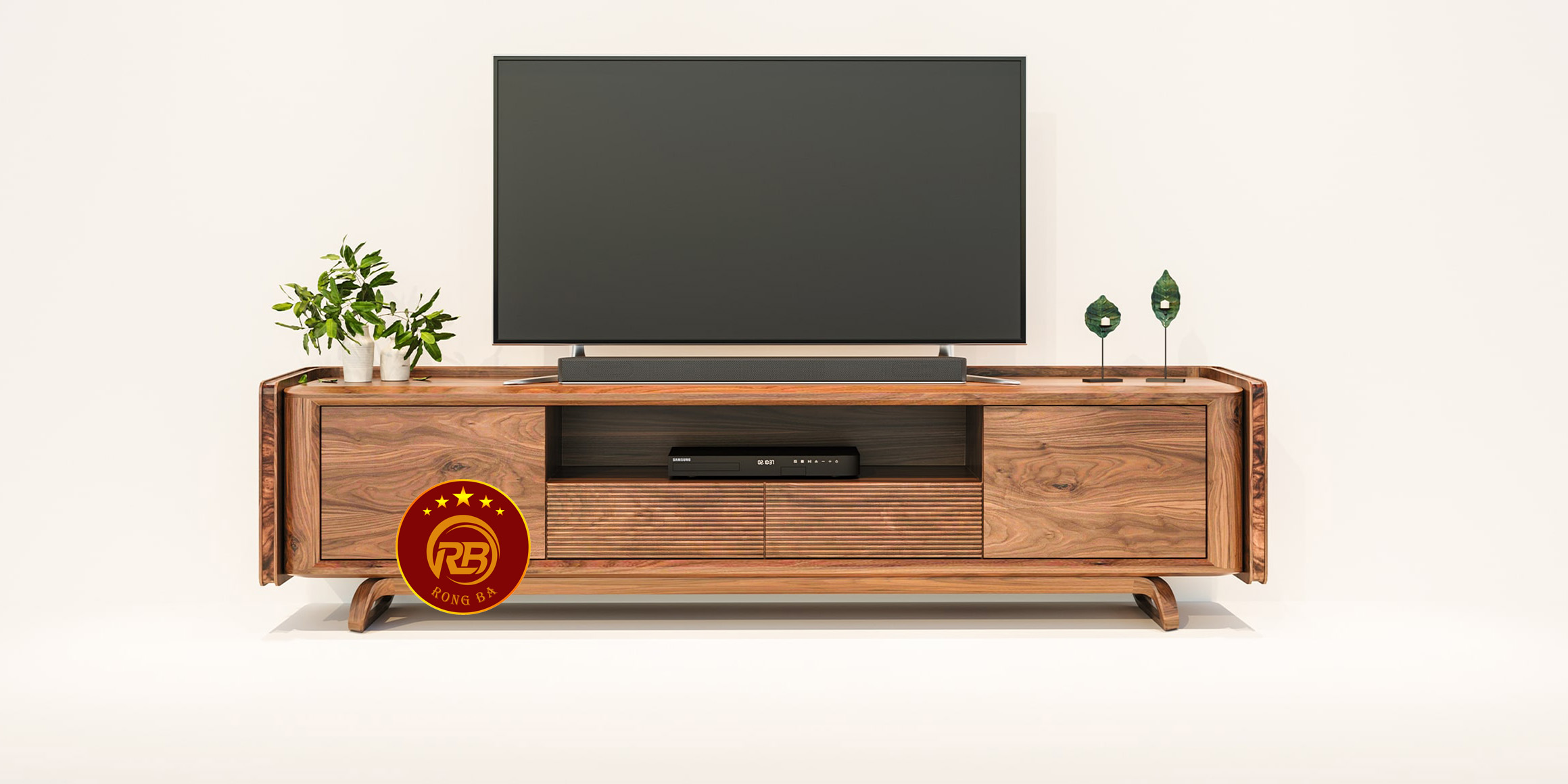 kệ tivi gỗ óc chó tại bạc liêu