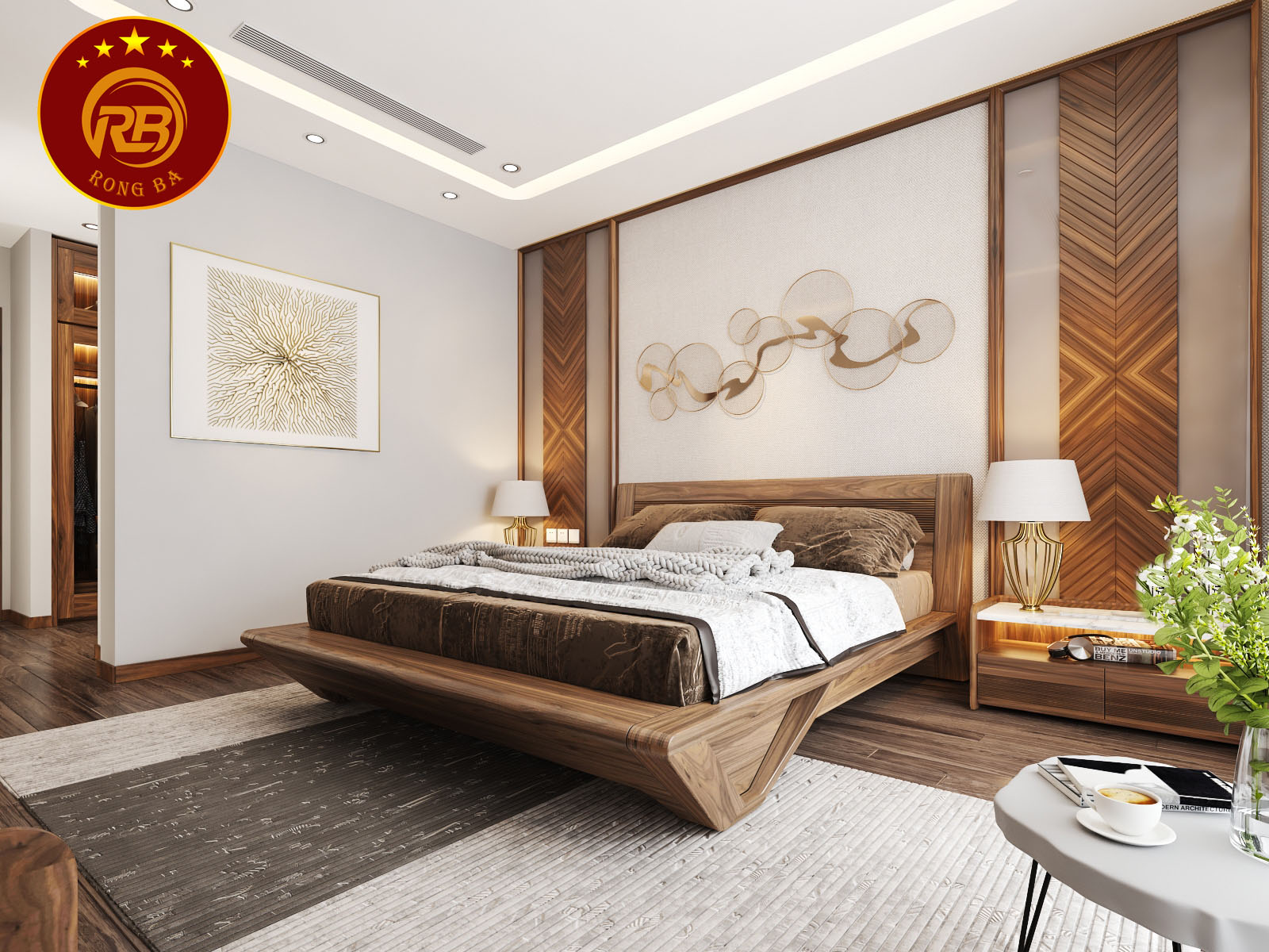 nội thất gỗ óc chó tại trà vinh