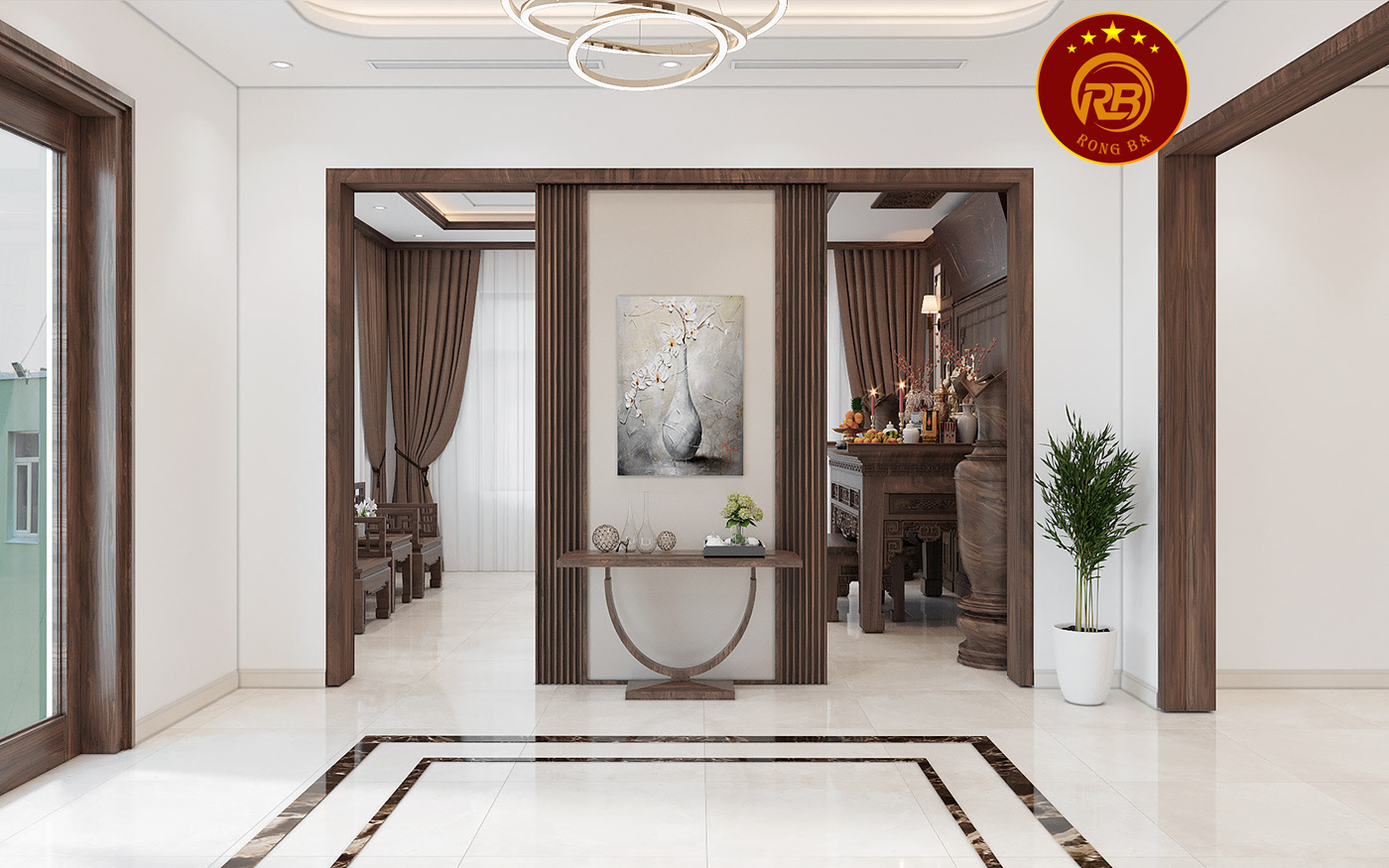 Dịch vụ thiết kế nội thất gỗ óc chó tại cà mau uy tín 3