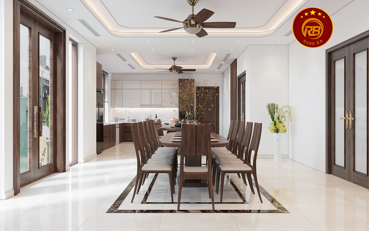 Dịch vụ thiết kế nội thất gỗ óc chó tại cà mau uy tín 8